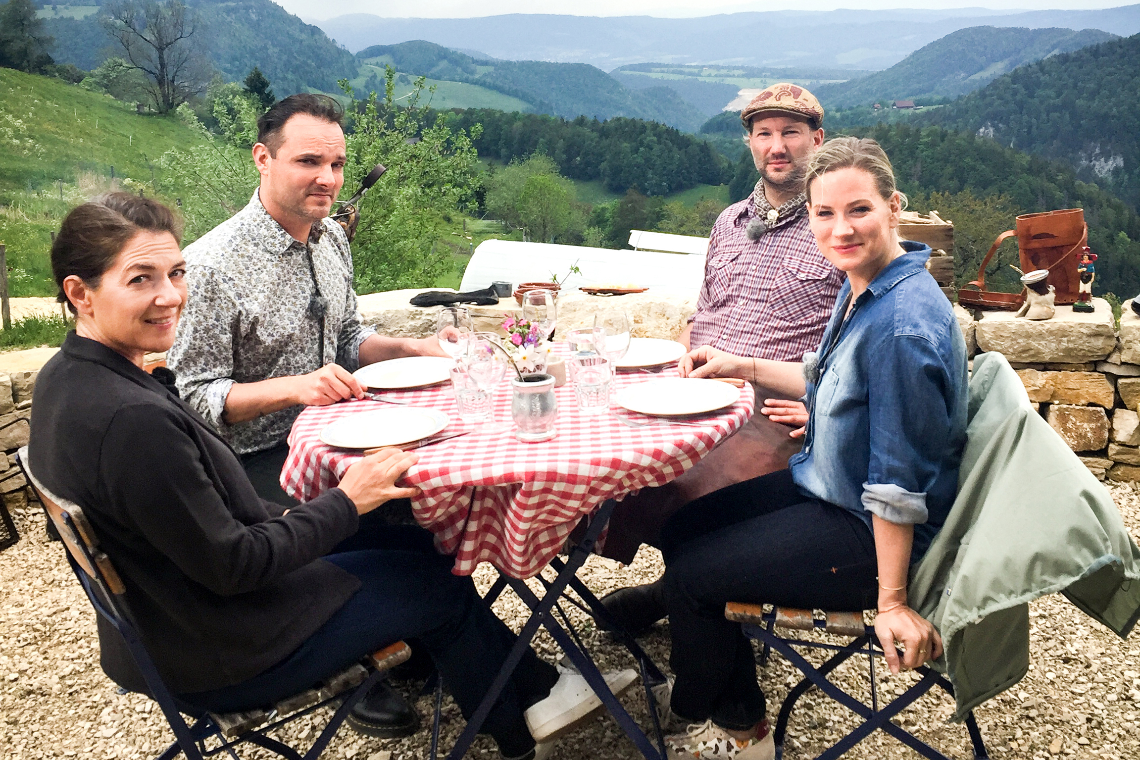 Talk am Grill Regula Bührer Fecker, Dominic Deville, Pablo Bobrik, Andrea Jansen