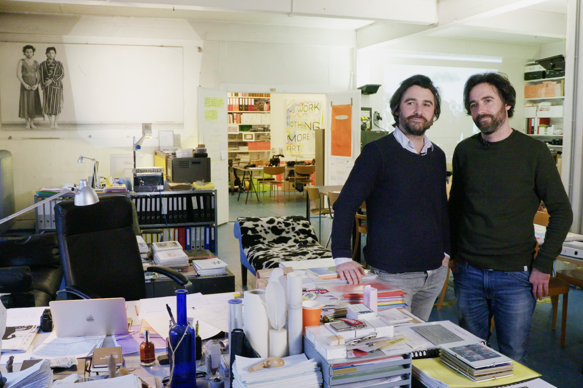 Sternstunde Kunst Frank und Patrik Riklin in ihrem «Atelier für Sonderaufgaben»