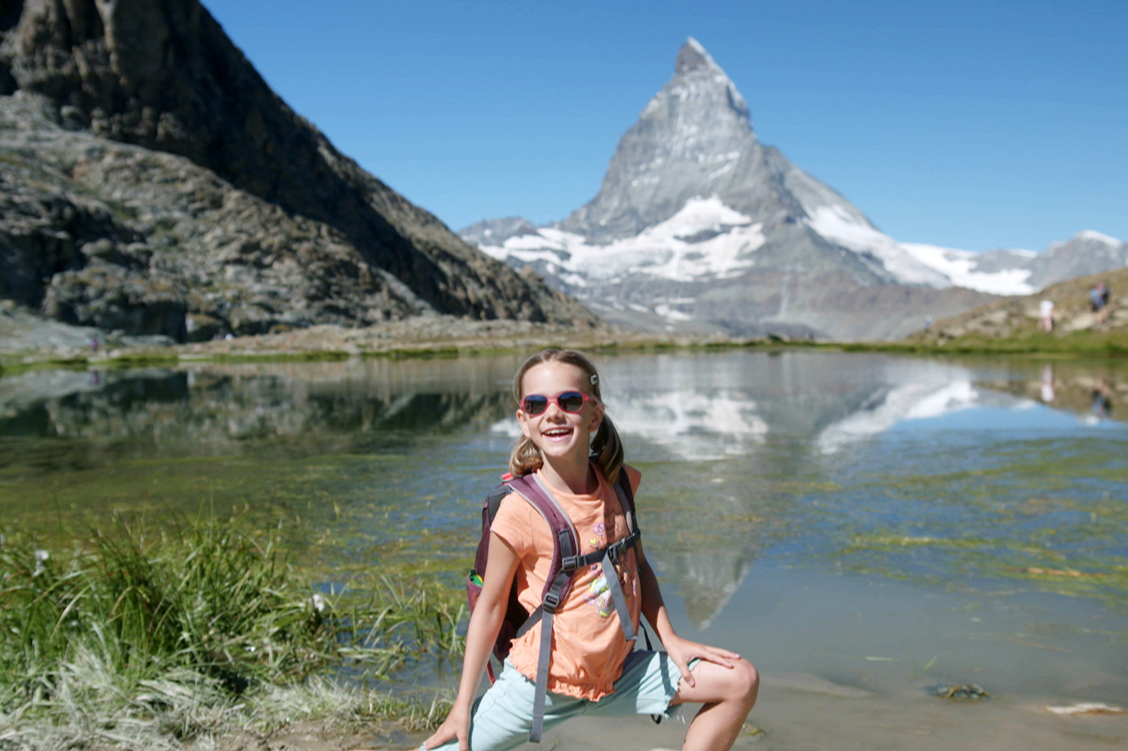Reporter: Und sie machten Ferien in der Schweiz Der Riffelsee in Zermatt/VS