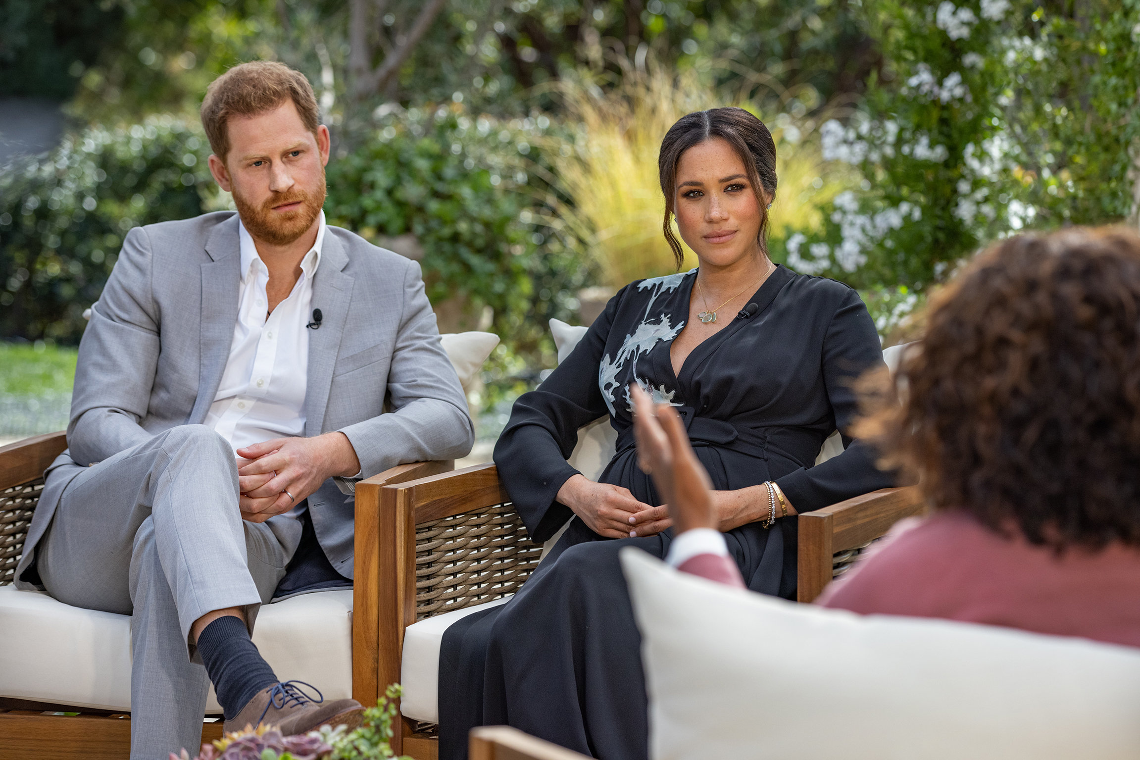 CBS Presents Oprah with Meghan and Harry Prinz Harry und Meghan, Herzog und Herzogin von Sussex mit Oprah Winfrey