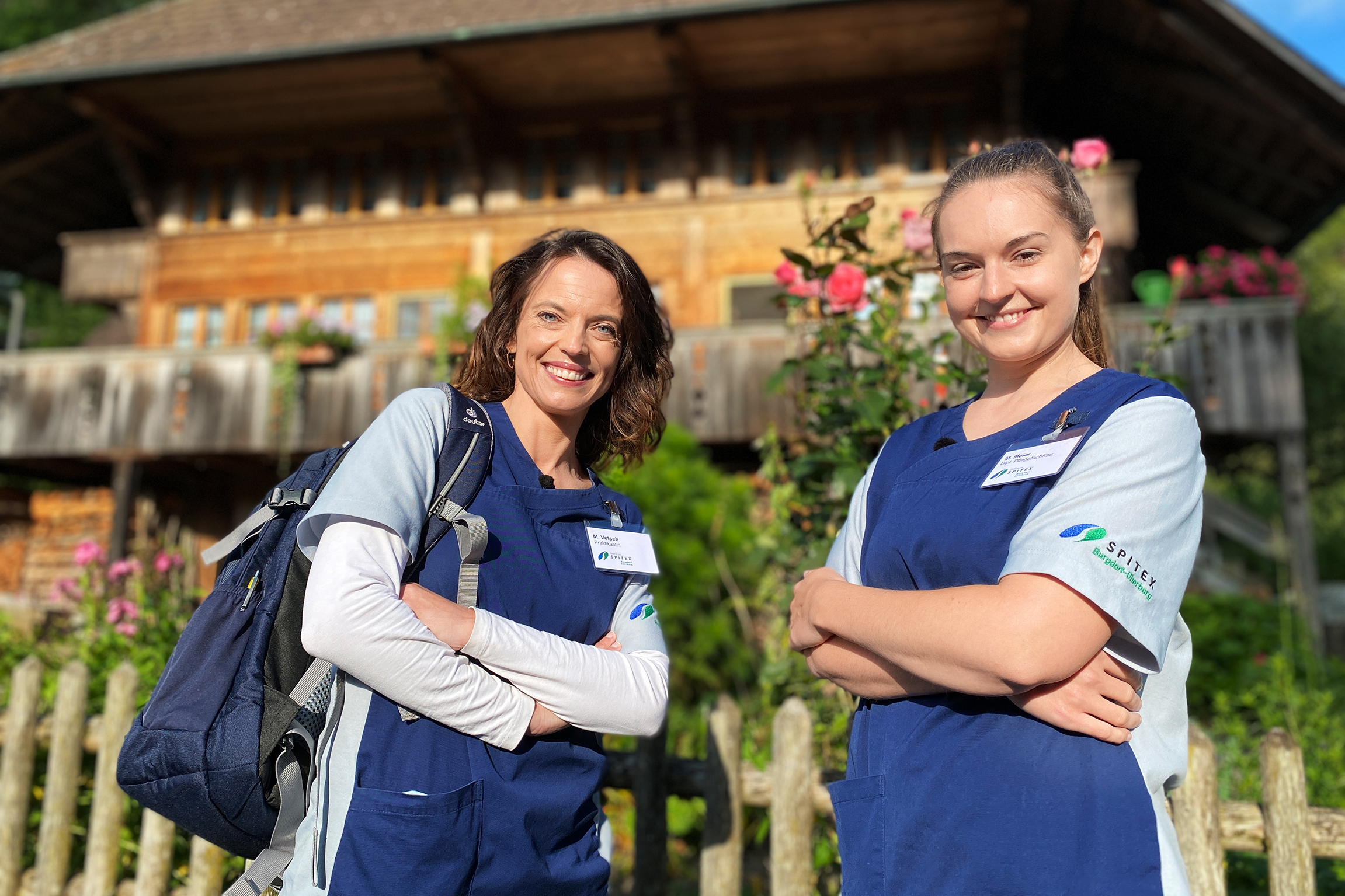 Mona mittendrin Bei der Spitex Spitex-Besuch auf dem Bauernhof im Emmental: Mona Vetsch mit Pflegefachfrau Mirjam Meier 2021
