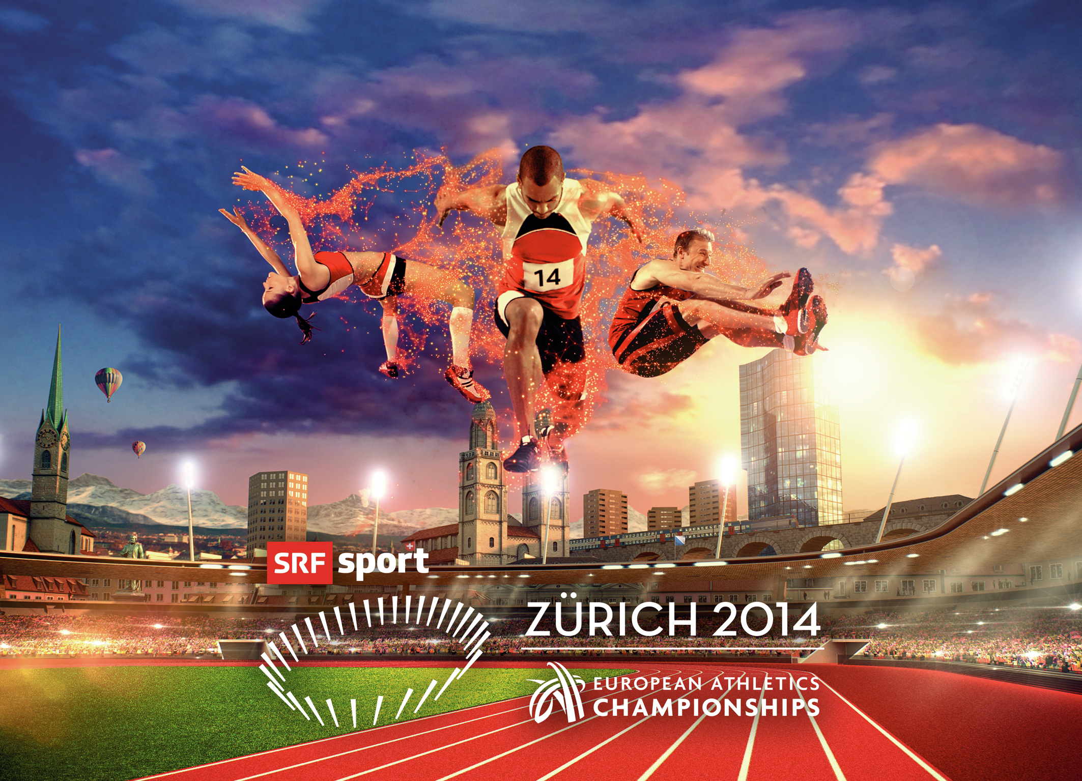 SRF mit umfangreicher Berichterstattung von der Leichtathletik EM in Zürich - Medienportal