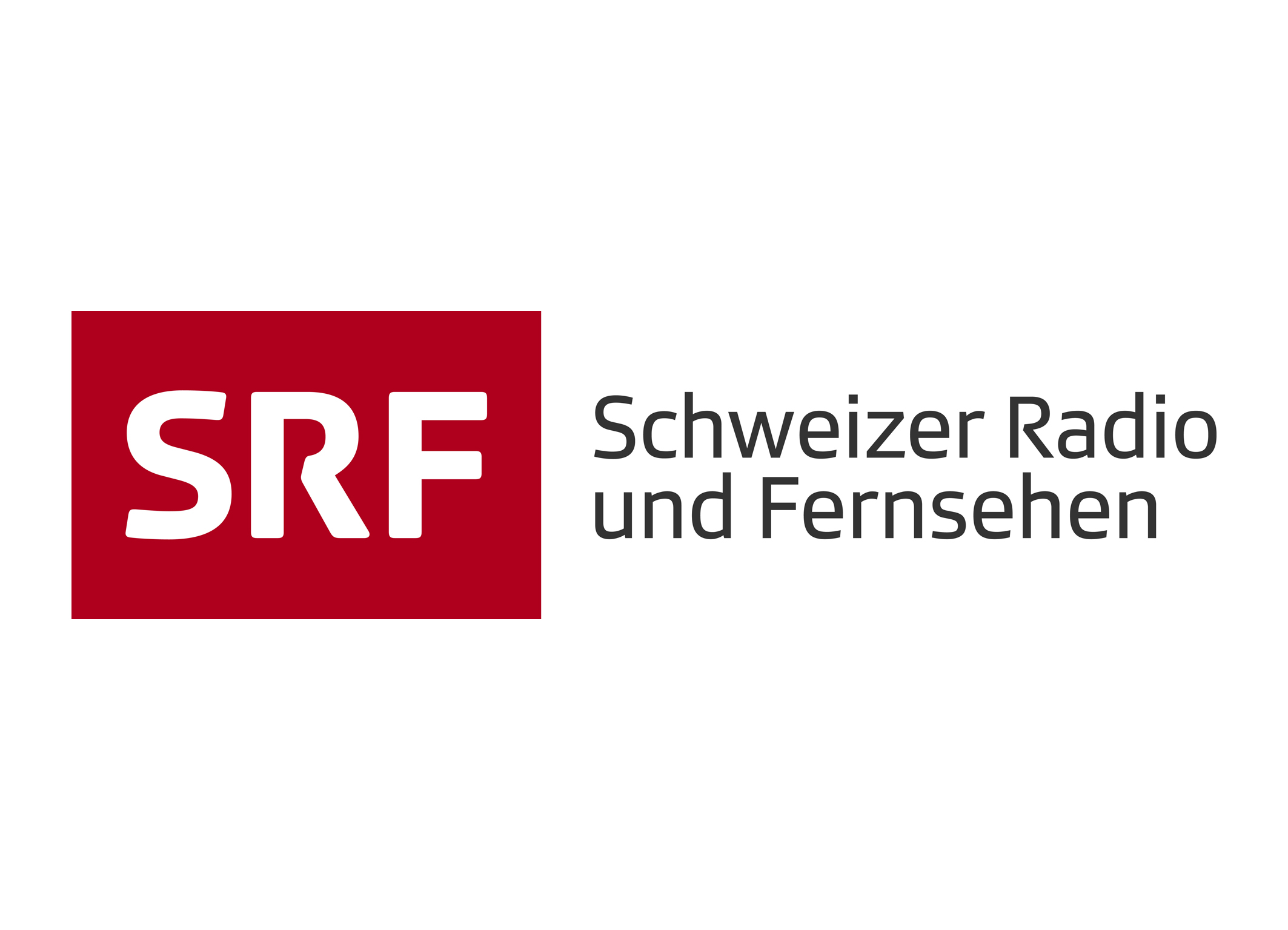 SRF Logo mit Lock up Schweizer Radio und Fernsehen