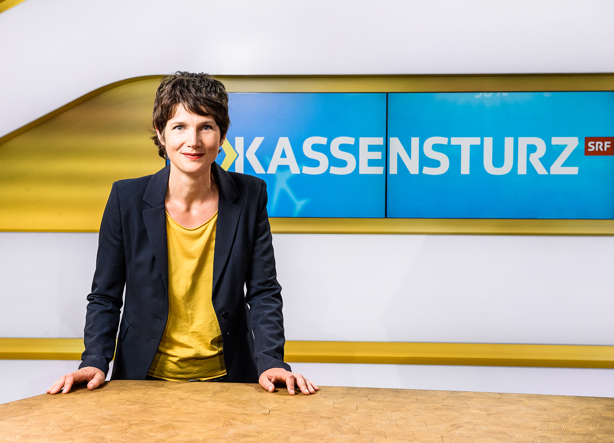 Kathrin WinzenriedModeratorin Kassensturz2016Copyright: SRF/Oscar Alessio