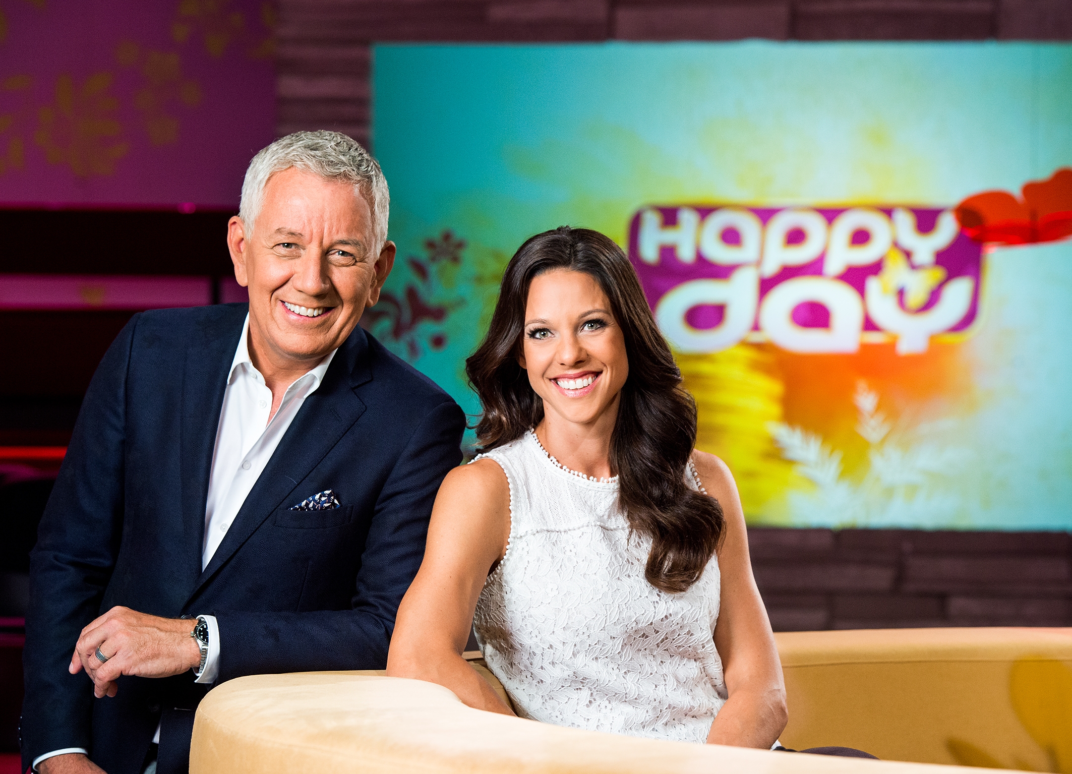 Happy Day Die Moderatoren Röbi Koller und Kiki Maeder 2016