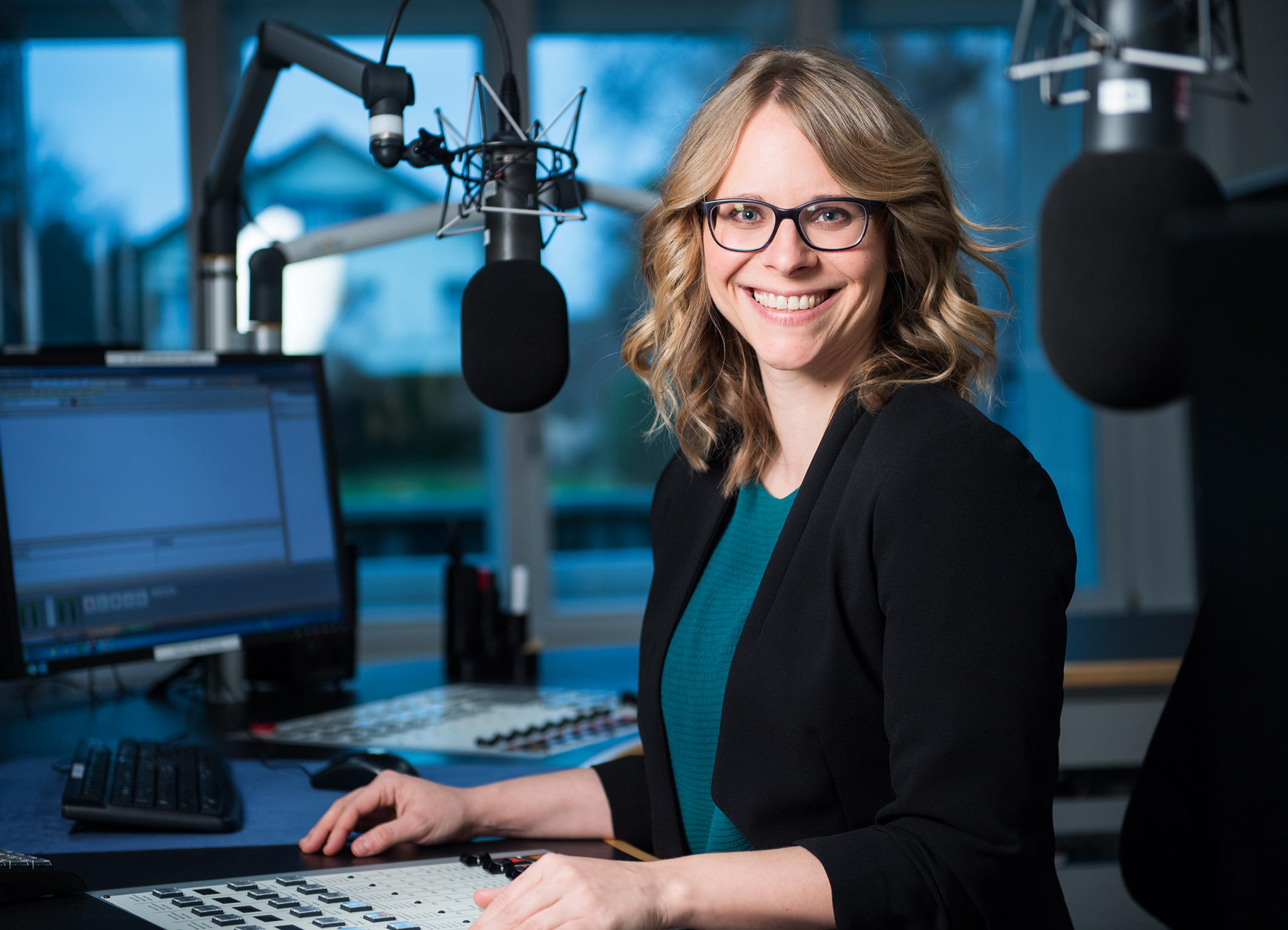 Barbara Peter Moderatoin und Gesprächsleiterin beim Tagesgespräch auf Radio SRF 4