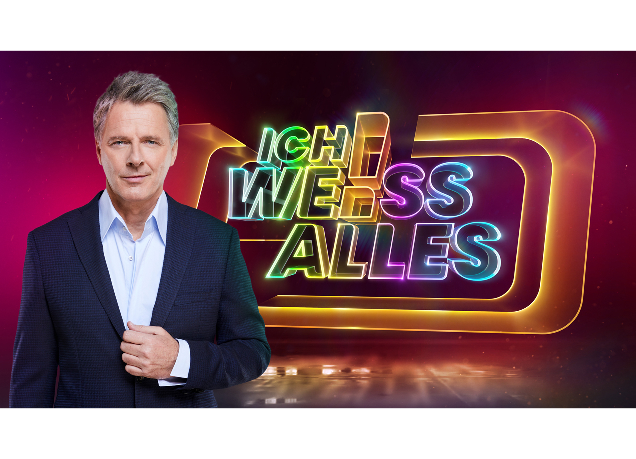 Ich weiss alles! Keyvisual mit Moderator Jörg Pilawa 2018