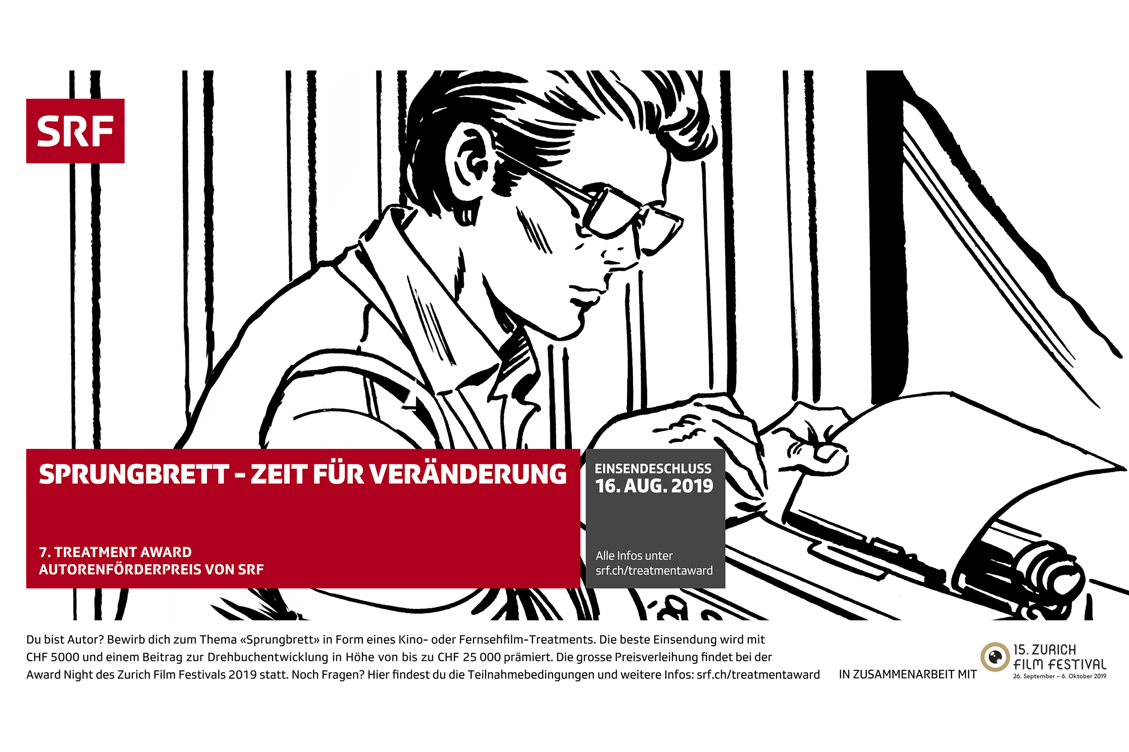 Treatment Award 2019 Sprungbrett - Zeit für Veränderung Flyer