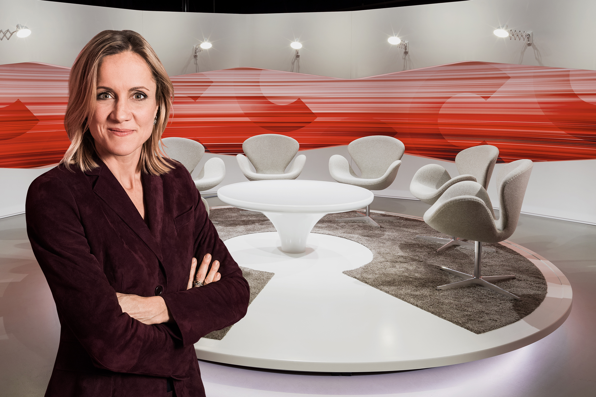 Barbara LüthiModeratorin und Redaktionsleiterin Club2019Copyright: SRF/Oscar Alessio