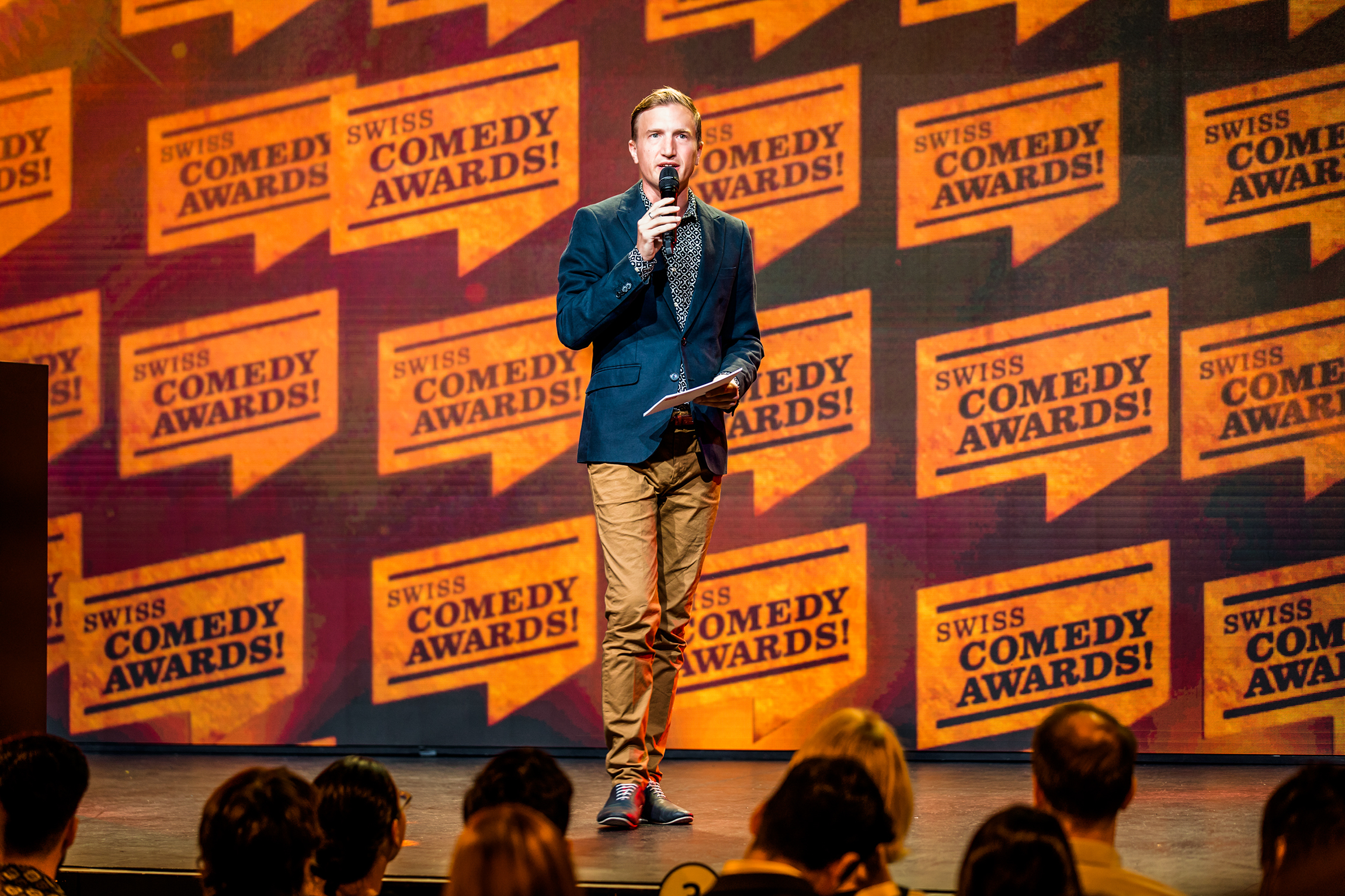 Swiss Comedy Awards! 2019 Moderator Stefan Büsser