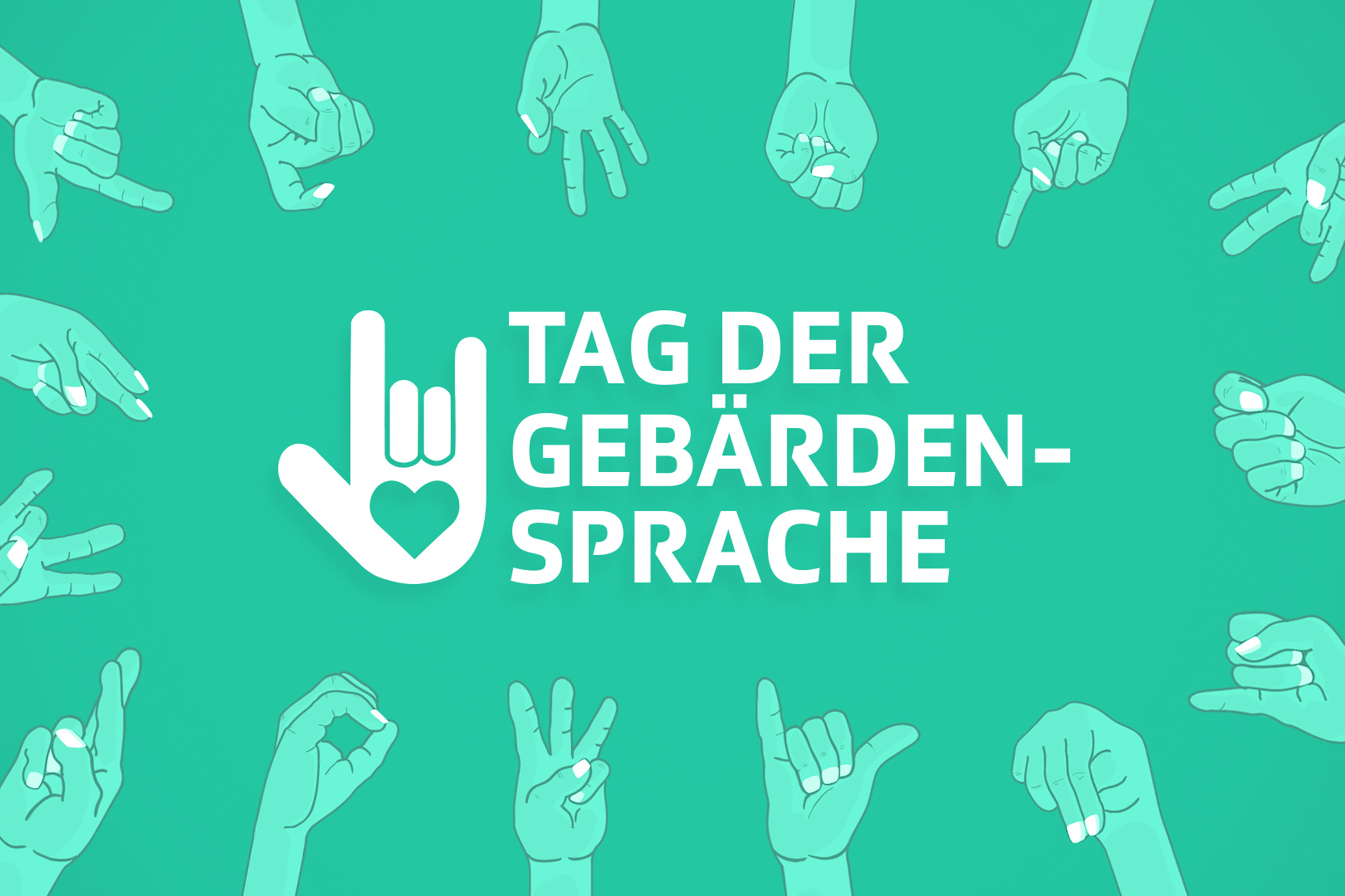 Tag der Gebärdensprache Keyvisual