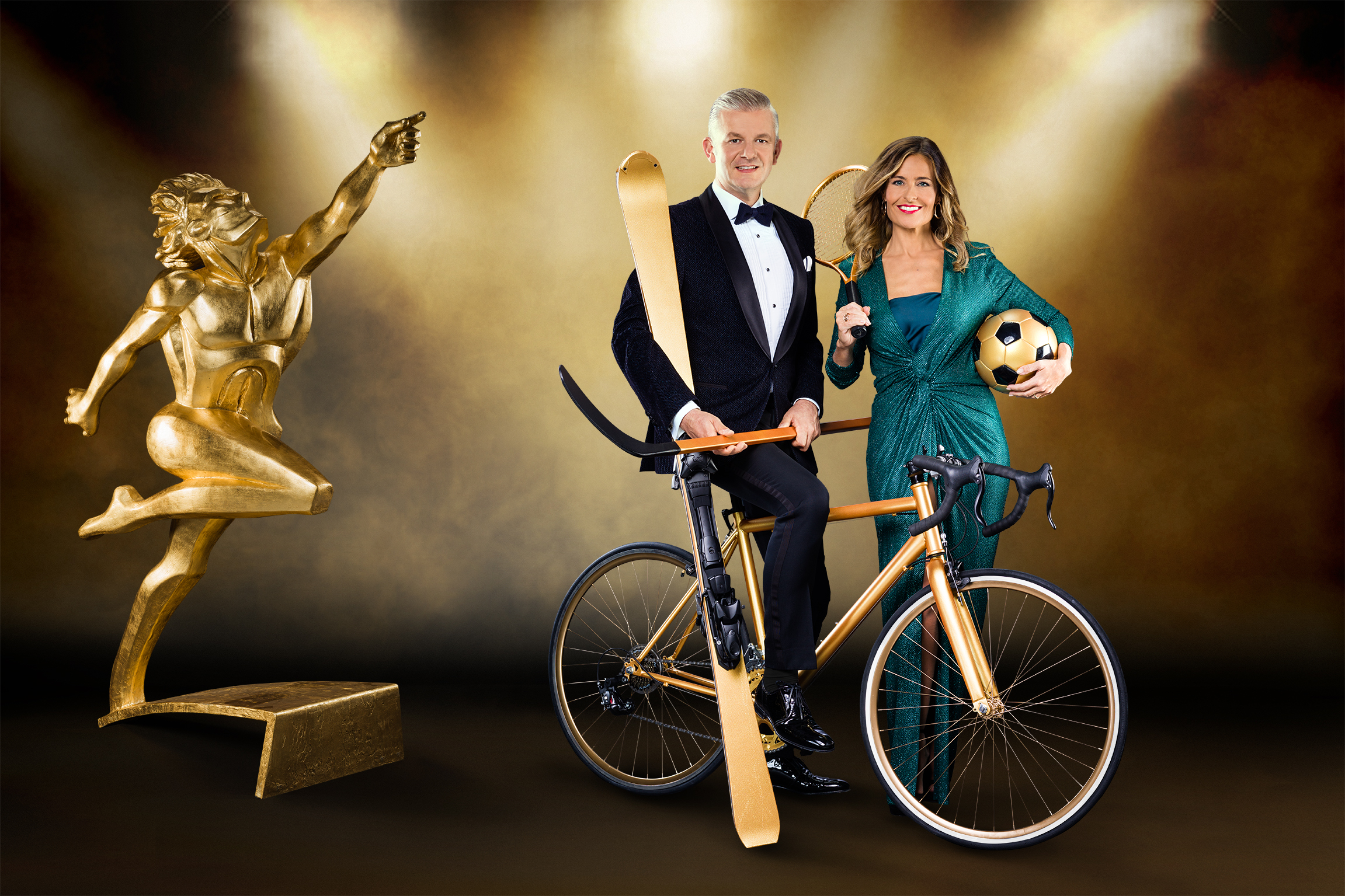 Sports Awards 2019 Die Moderatoren Rainer Maria Salzgeber und Sandra Studer