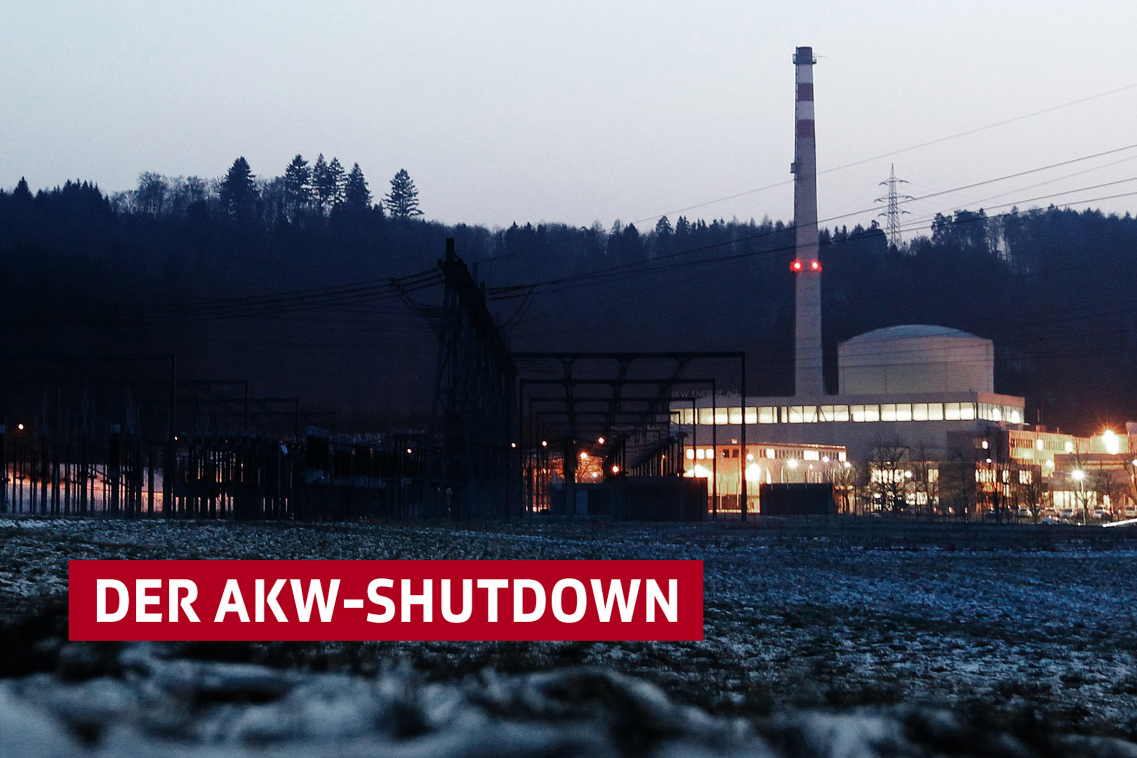 Der AKW - Shutdown Abschaltung des Kernkraftwerks Mühleberg am 20.12.2019