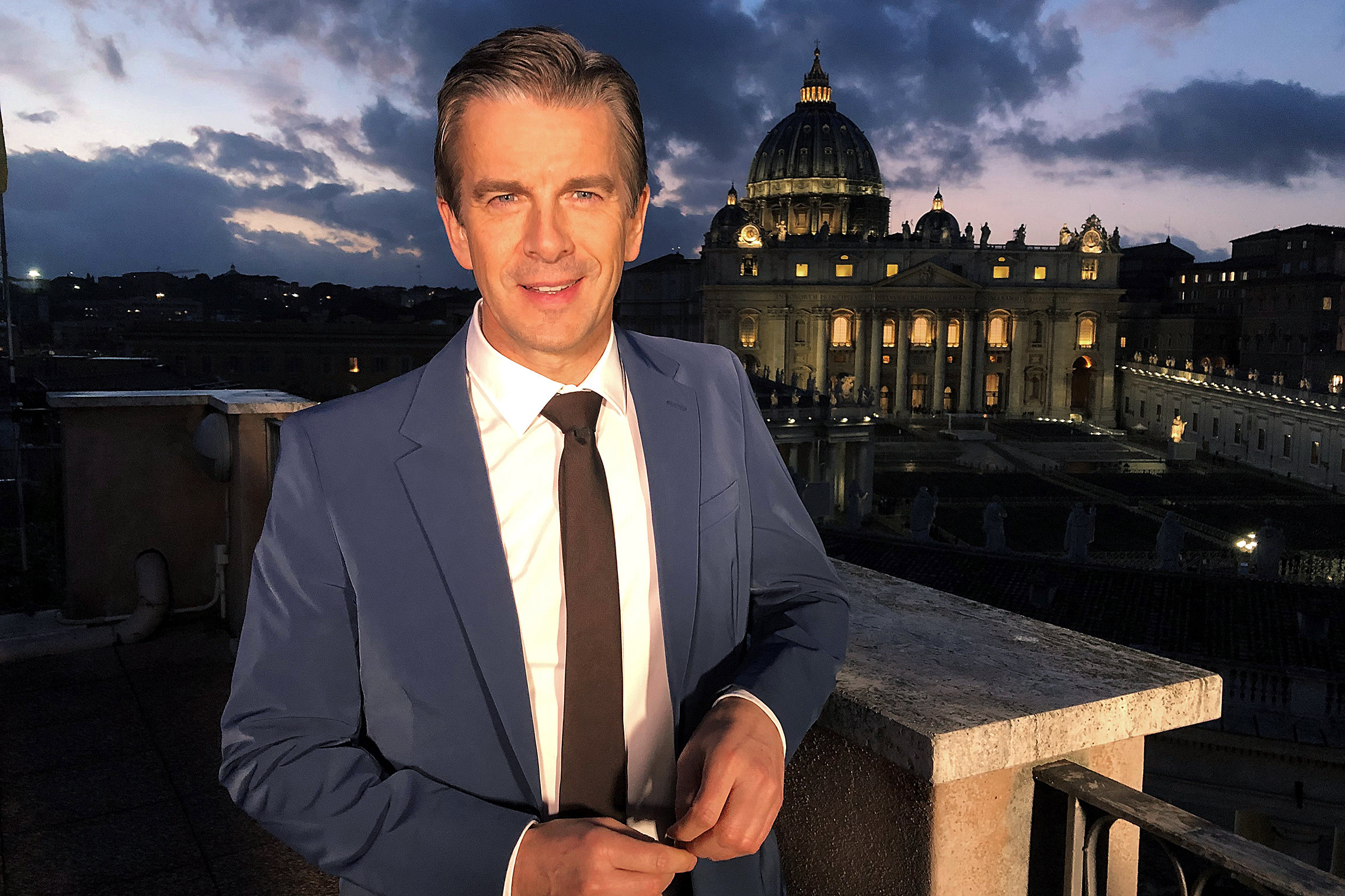 Weihnachten in Rom Moderator Markus Lanz besucht die ewige Stadt