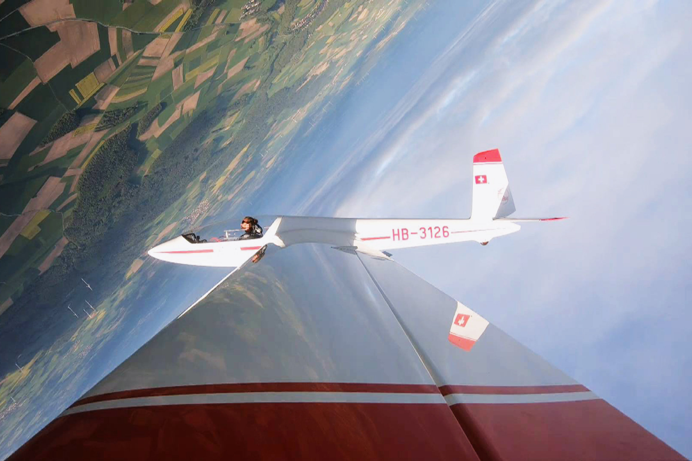 DOK - Schweizer Helden der LüfteJonas Langenegger hat einen Weltmeistertitel und will in die höchste Segelkunstflug-Kategorie aufsteigen.Copyright: SRF