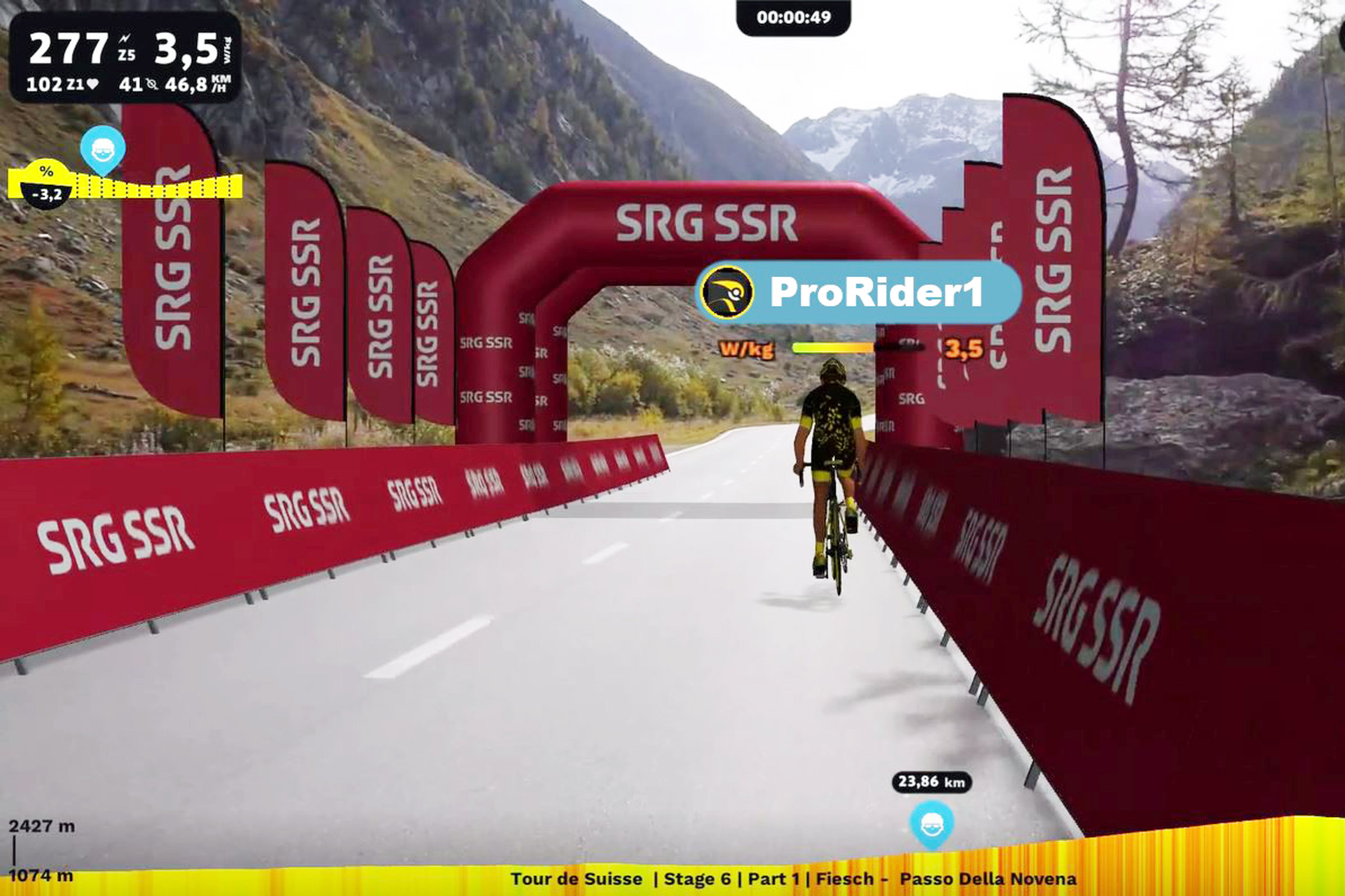Radsport: The Digital Swiss 5 Ein digitales Radrennen der Tour de Suisse