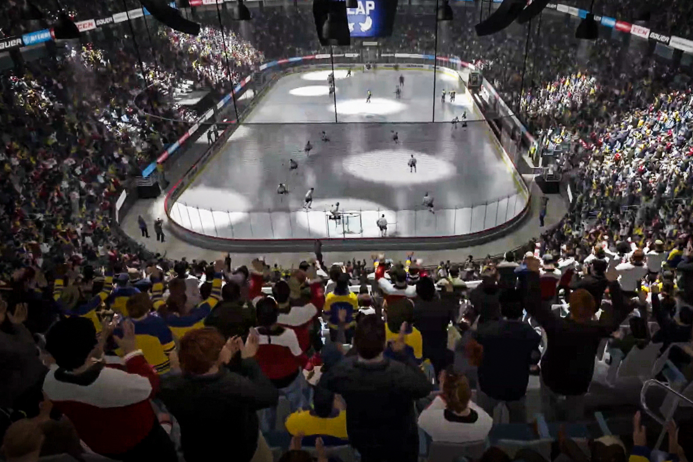 Eishockey E-Cup Screenshot aus dem Game «NHL 20» von «EA Sports». 2020