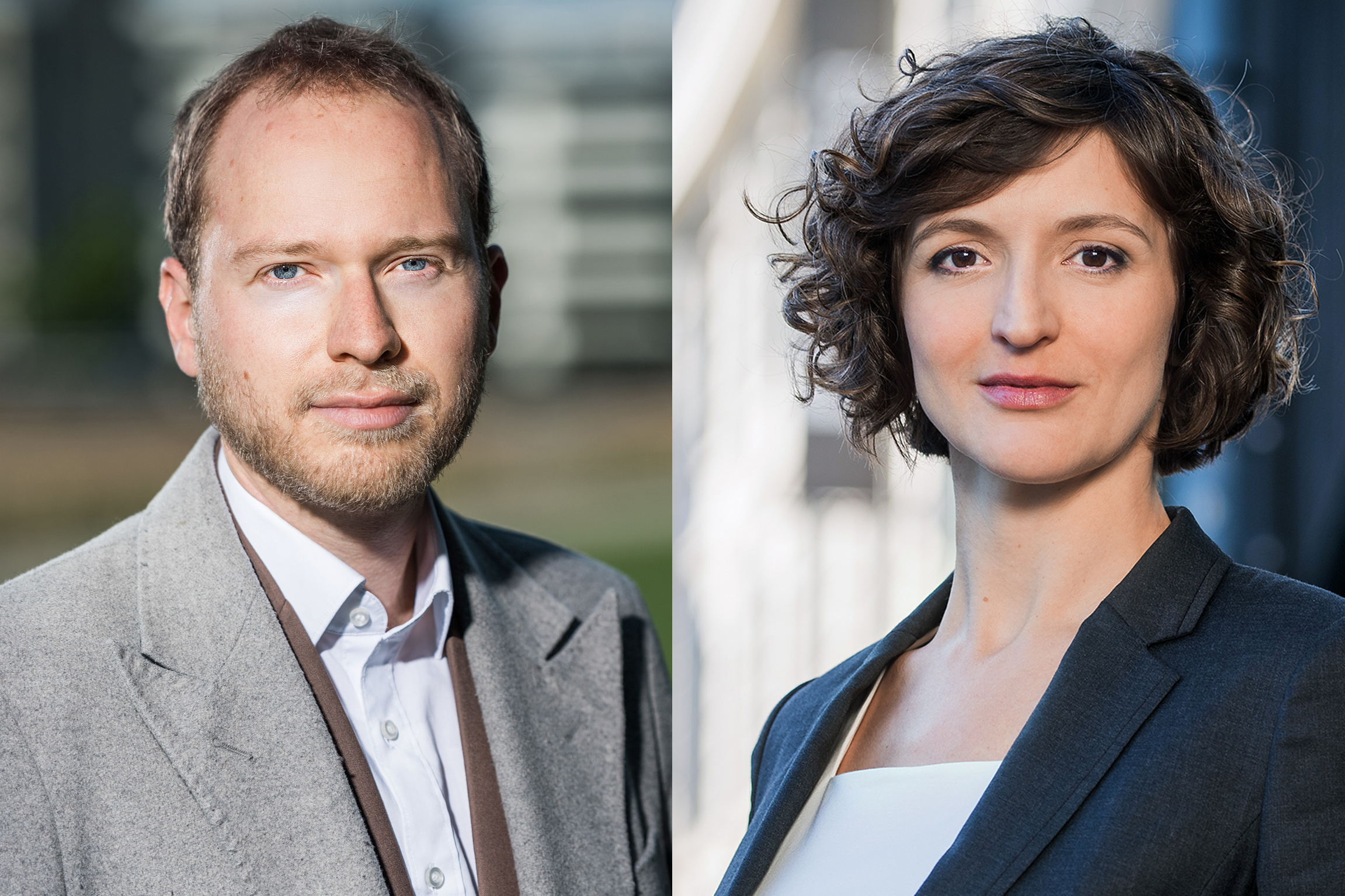 Die neuen SRF-Westschweiz-KorrespondentenStephan Weber und Felicie Notter 2020
