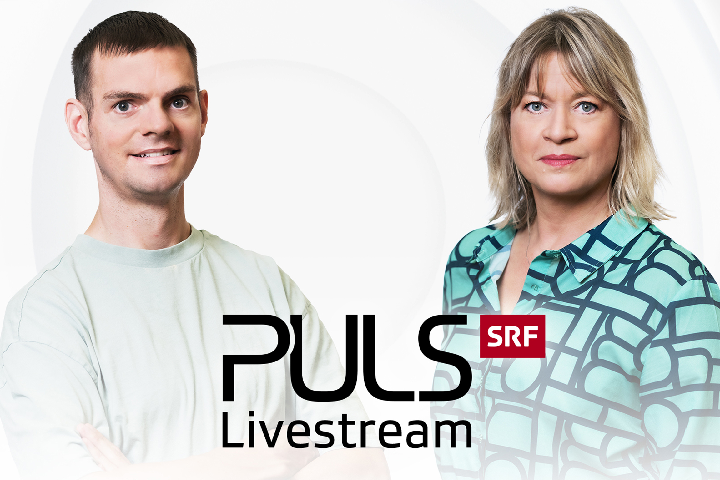 Puls Livestream Keyvisual Robin Rehmann und Daniela Lager