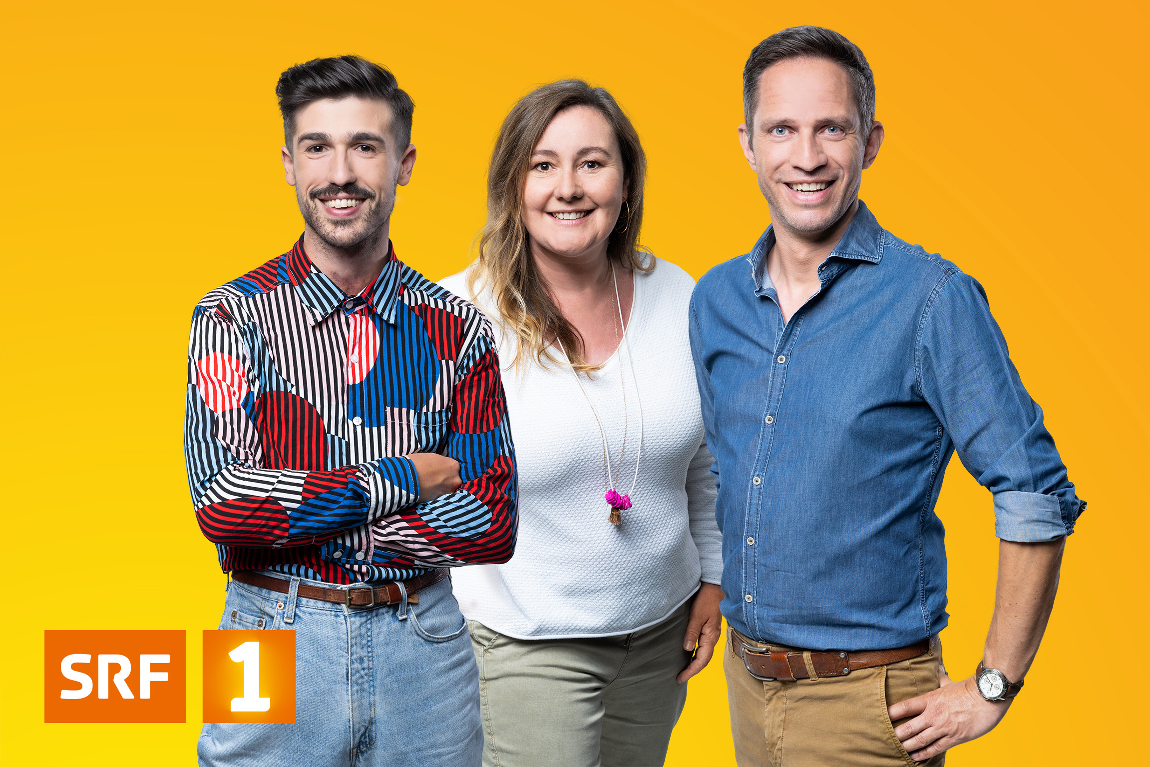 Eins für d Familie Radio SRF 1 Gabriel Crucitti, Christina Lang und Adrian Küpfer