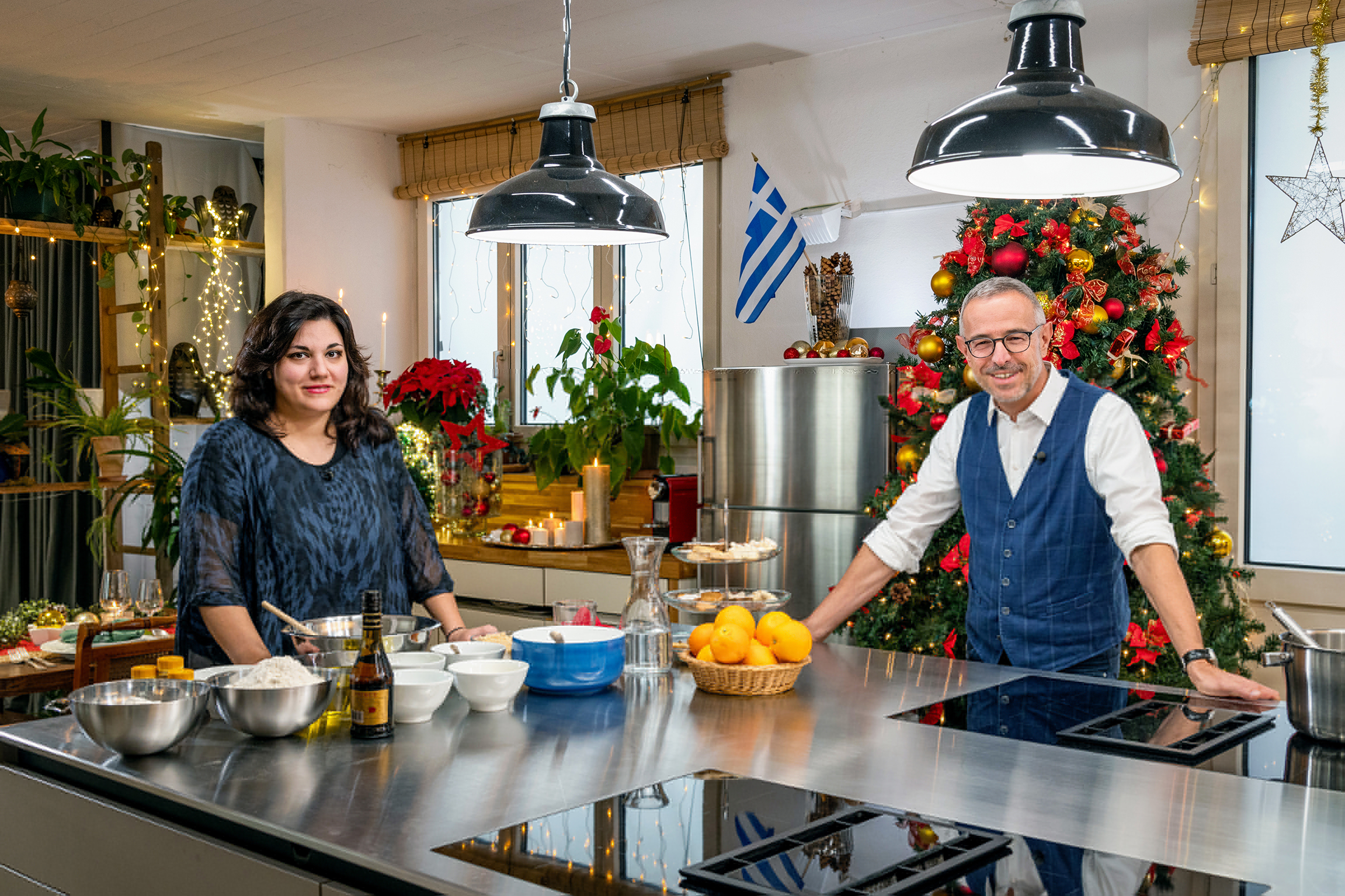 Mmmh du fröhliche Izoldi Kammenou und Moderator Dani Fohrler 2020