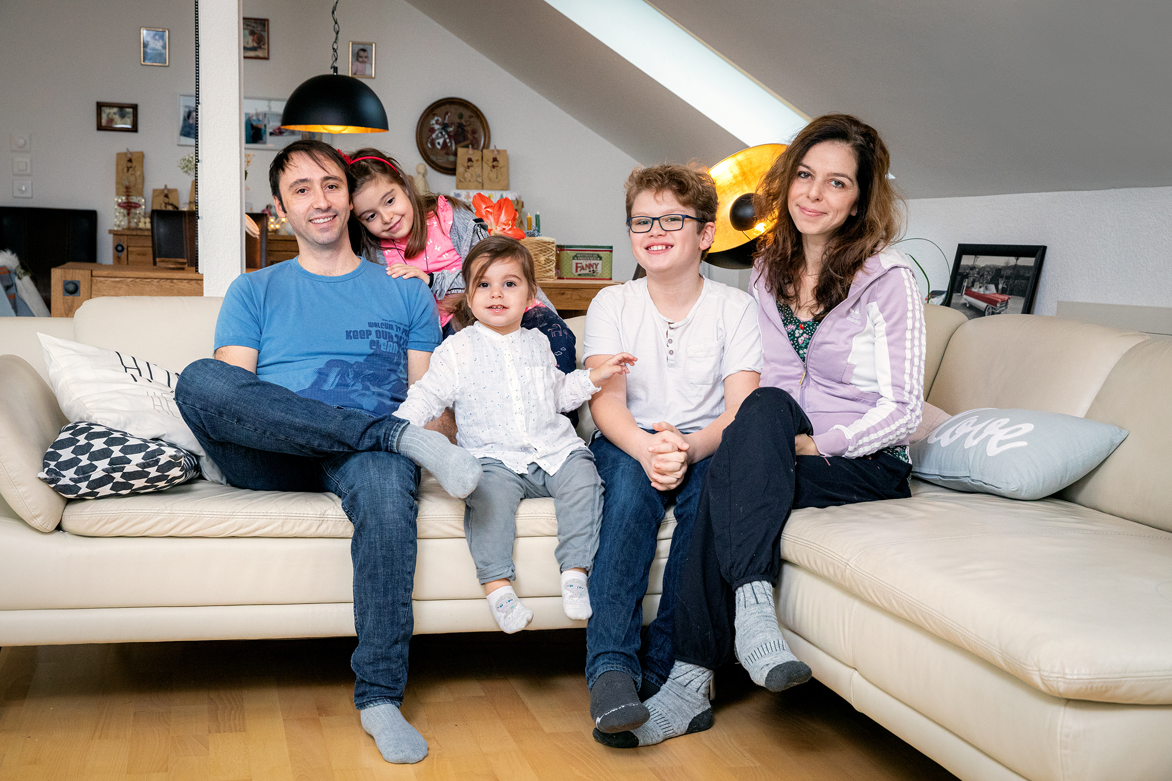 SRF bi de Lüt – Familiensache Familie Hehlen Basic: Mario Basic, Milusha, Leia, Nico und Andrea Hehlen 2021
