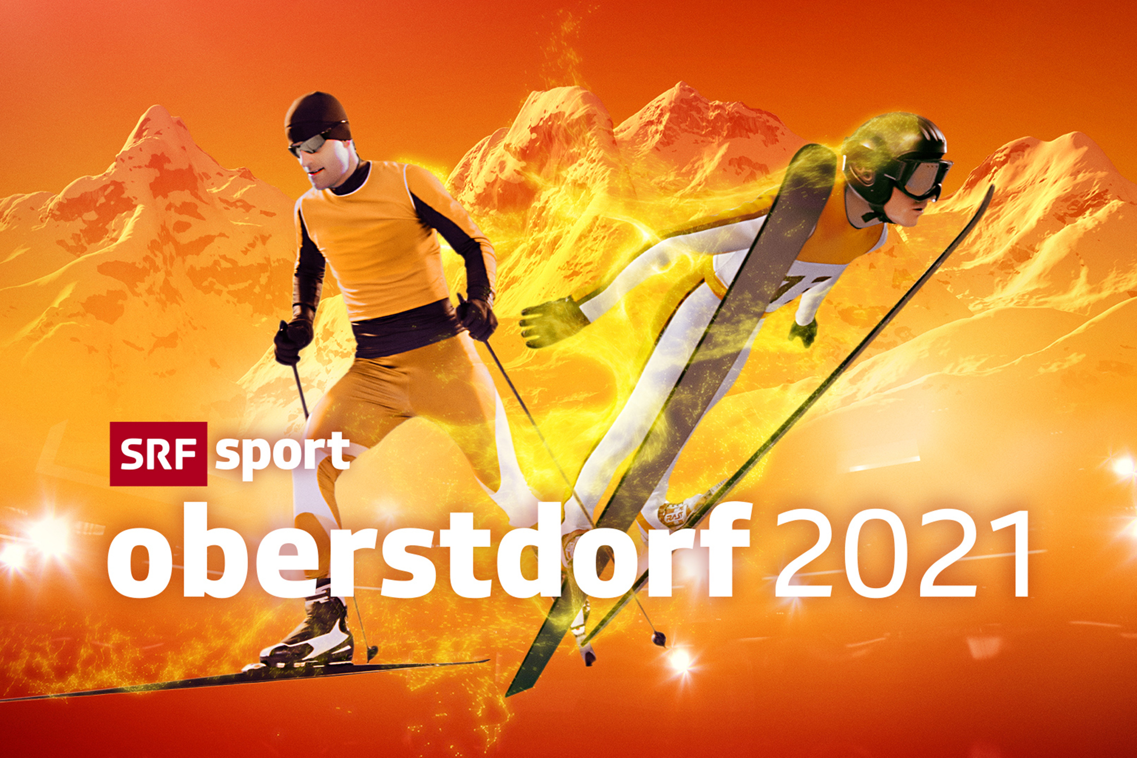 Nordische Ski WM Oberstdorf 2021 Keyvisual 2021 
