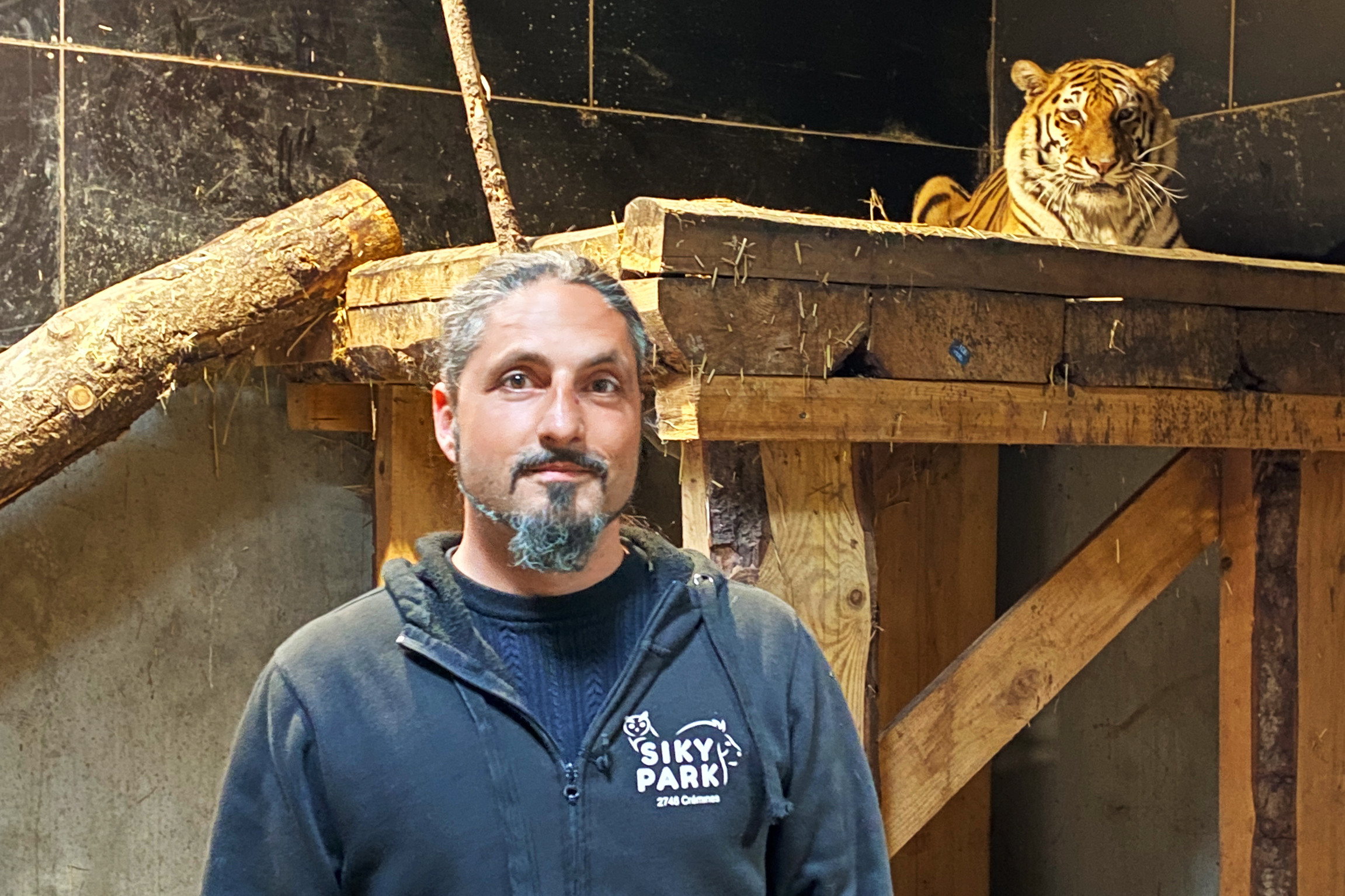 SRF bi de Lüt – Echte Tierhelden Marc Zihlmann mit Tigerin Shiva 2021