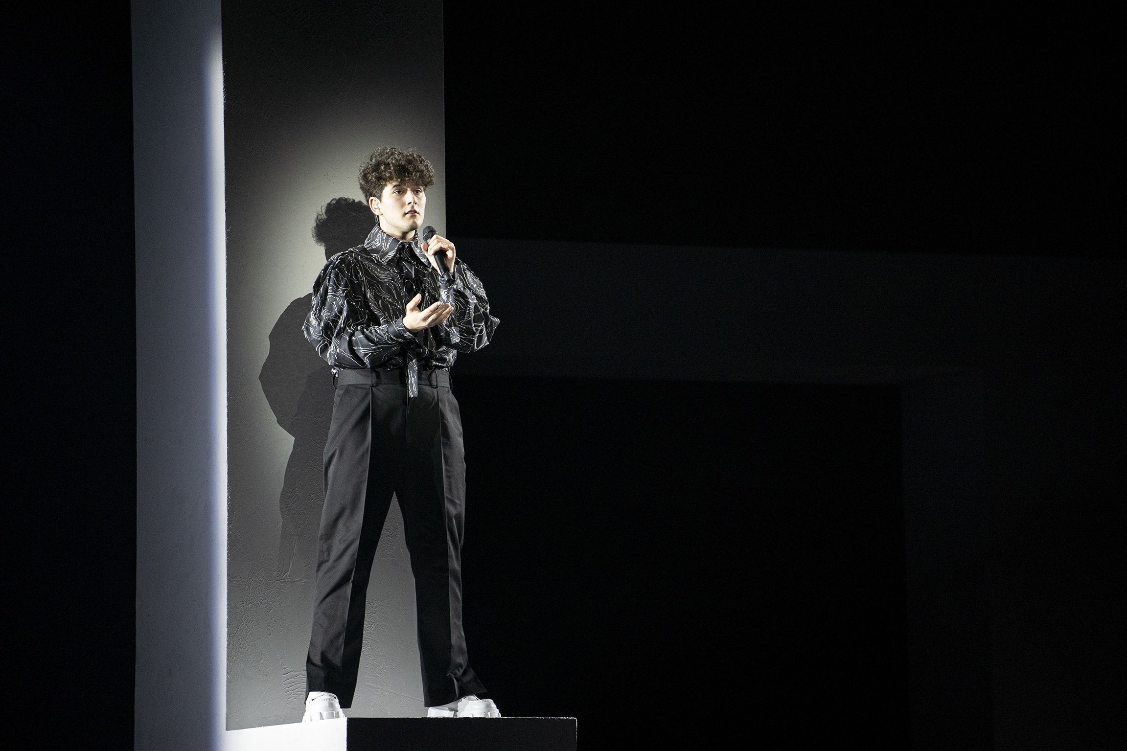 Eurovision Song Contest 2021 Gjons Tears während der Proben in Rotterdam am 11.5.2021