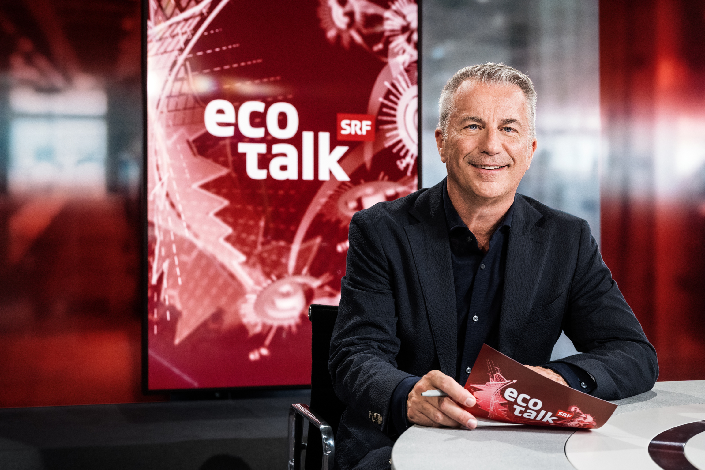 Reto LippModerator ECO Talk2021Copyright: SRF/Oscar Alessio