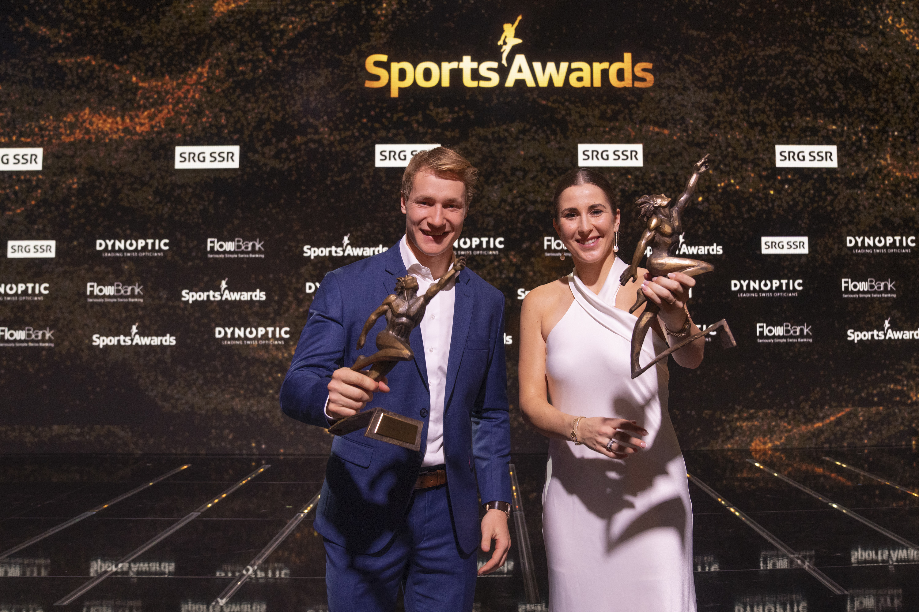 Sports Awards 2021 Marco Odermatt und Belinda Bencic, Sportler und Sportlerin des Jahres