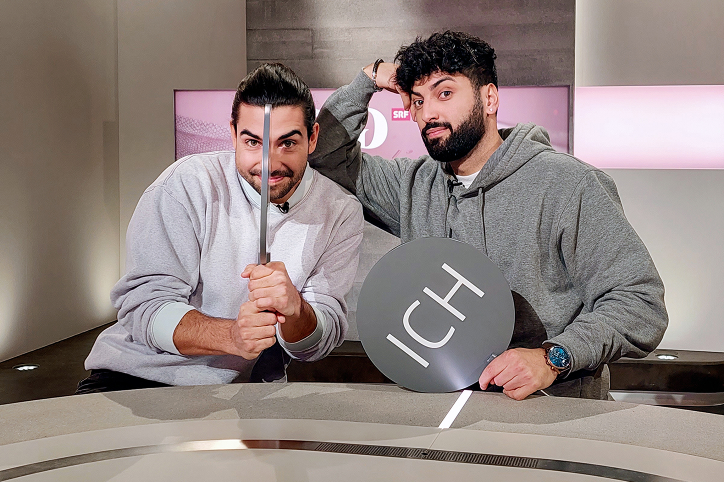 G&G – Social-Media-Woche Zwei am Morge» im ganz speziellen «Ich oder Du»: Robin Pickis und Ramin Yousofzai
