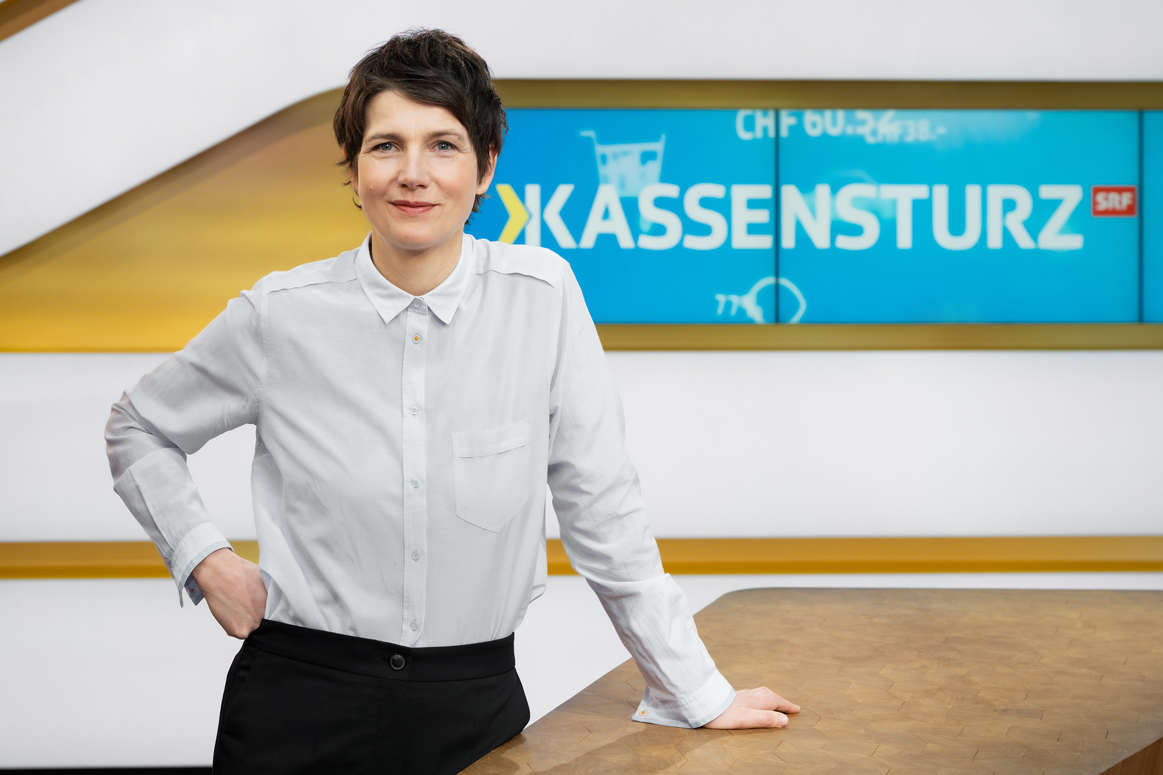 Kathrin WinzenriedModeratorin Kassensturz2022Copyright: SRF/Oscar Alessio