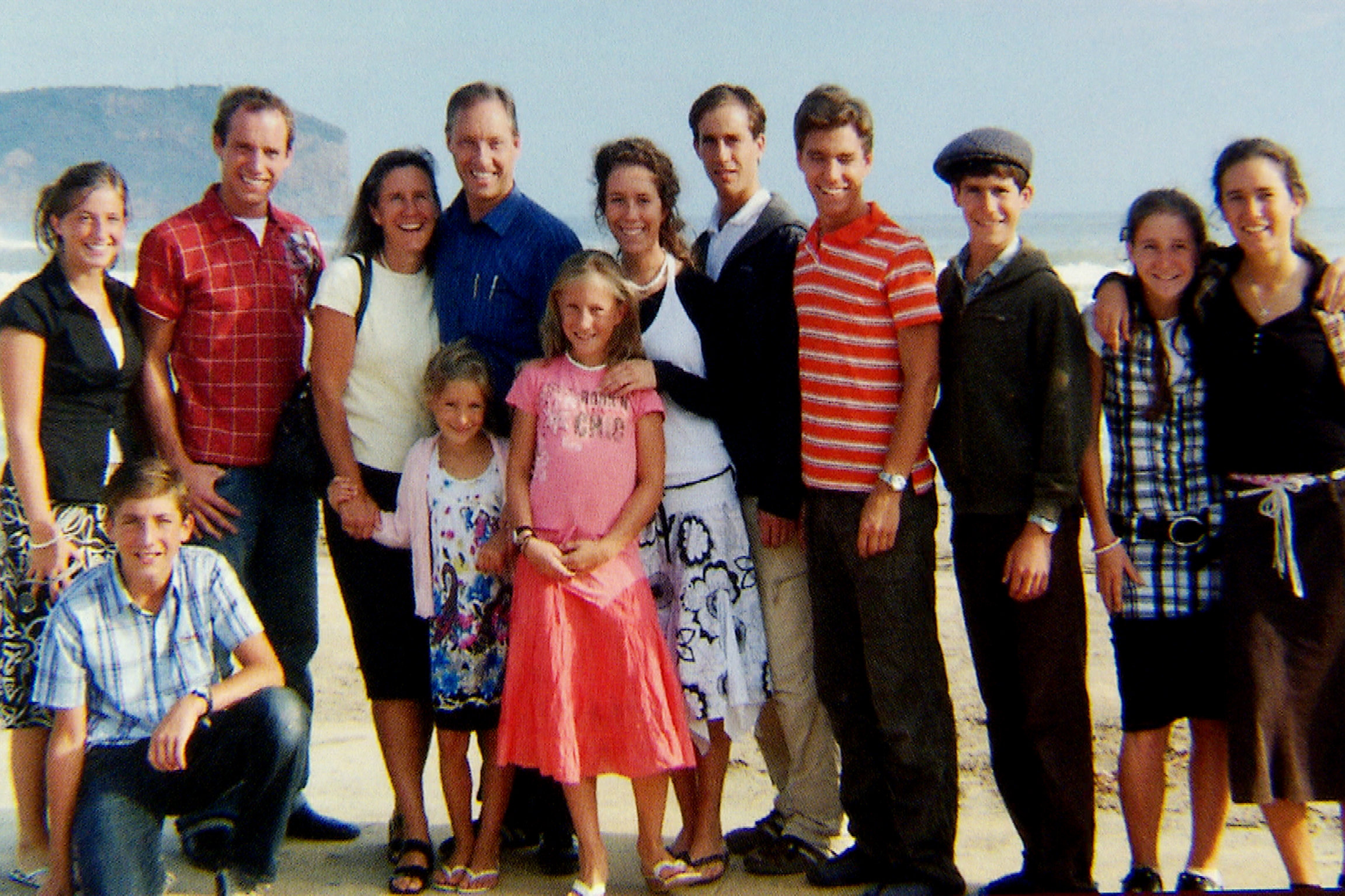 Reporter Radikale Christen Familie Sasek am Strand Quelle: Archiv Familie Sasek