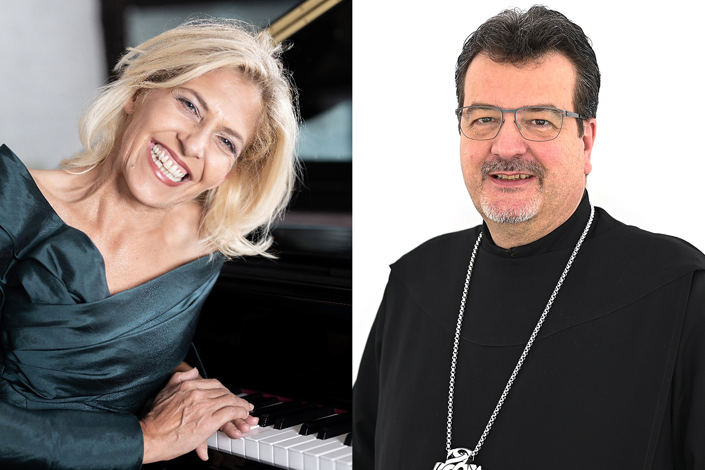 Persönlich Sedung vom 8.5.2022 Marie Louise Werth, Sängerin, und Christian Meyer, Abt des Klosters Engelberg