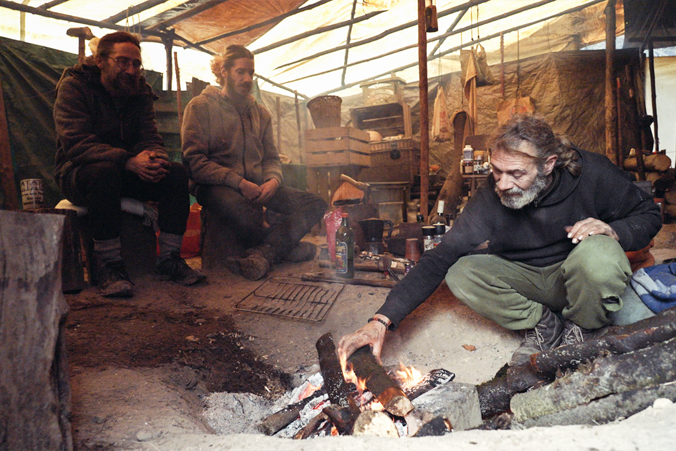 rec. Wiedersehen mit den Waldmenschen Urs, Ante und Chrütli am Feuer.