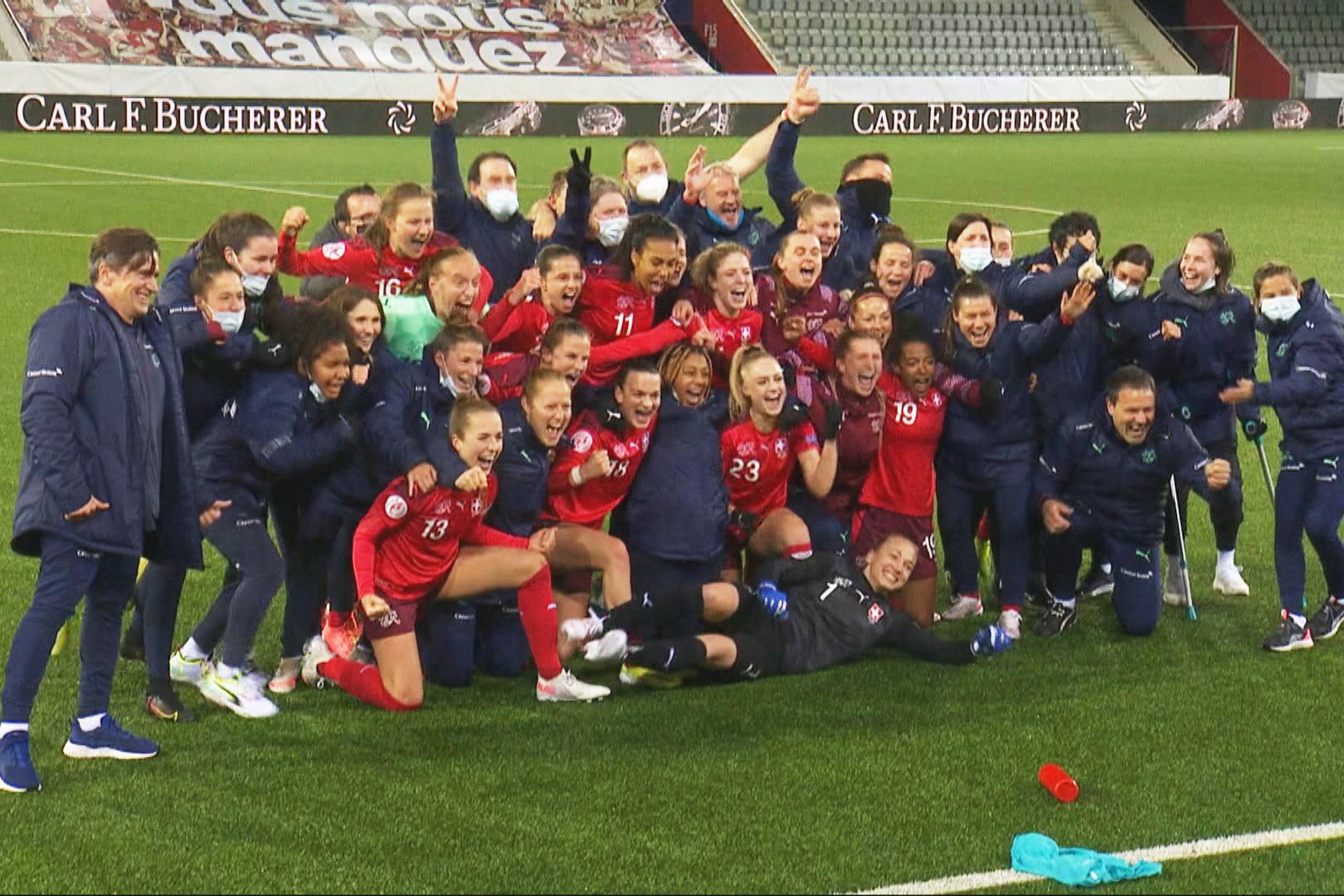 Mit einem guten Gefühl Die Schweizer Fussballerinnen kurz vor der EM-Endrunde in England Die Schweizer Fussballerinnen an der EM-Qualifikation, Schweiz-Tschechien vom 13.04.21