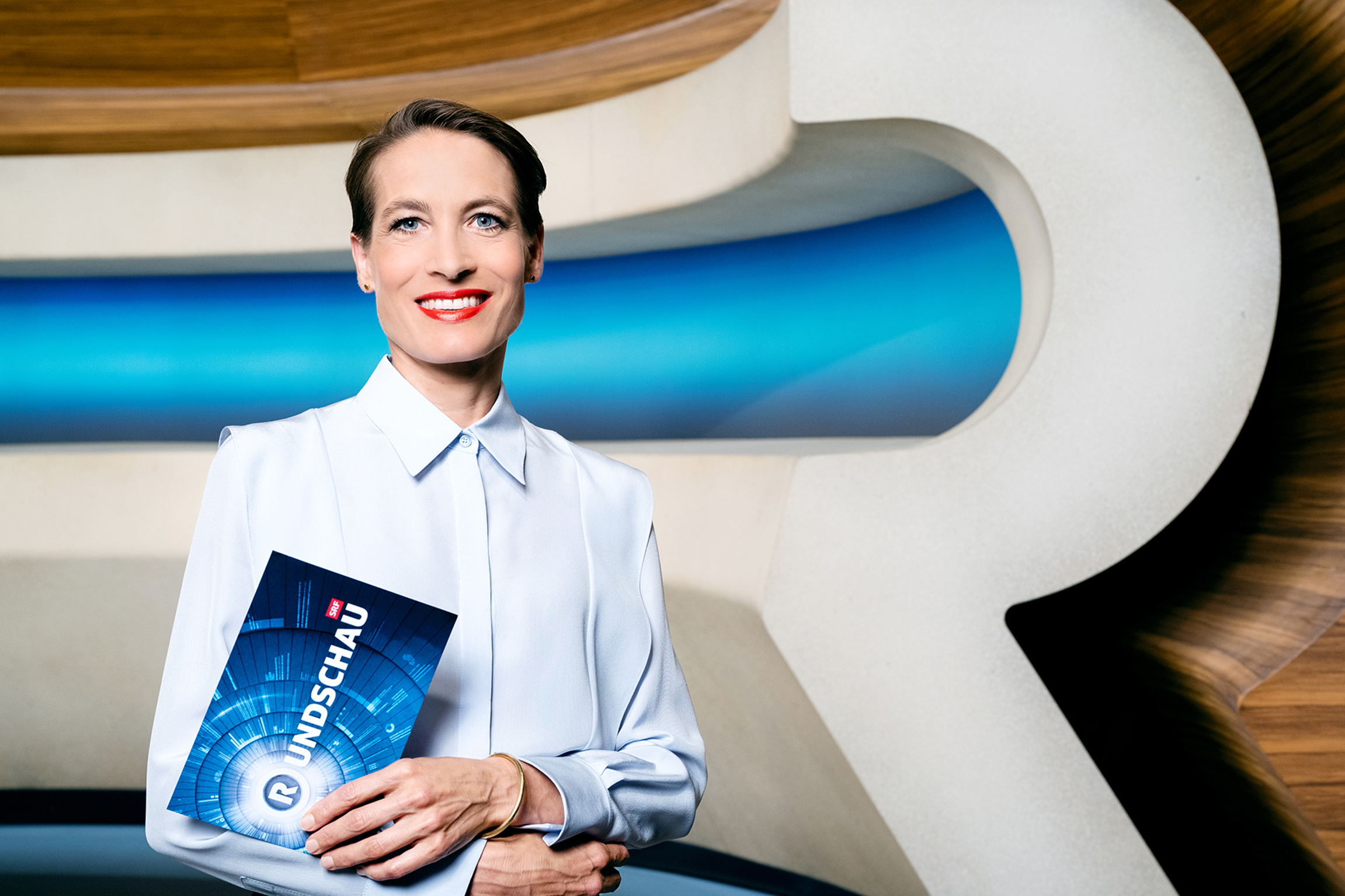 Franziska Ramser Moderatorin Rundschau 2022 Copyright: SRF/Oscar Alessio