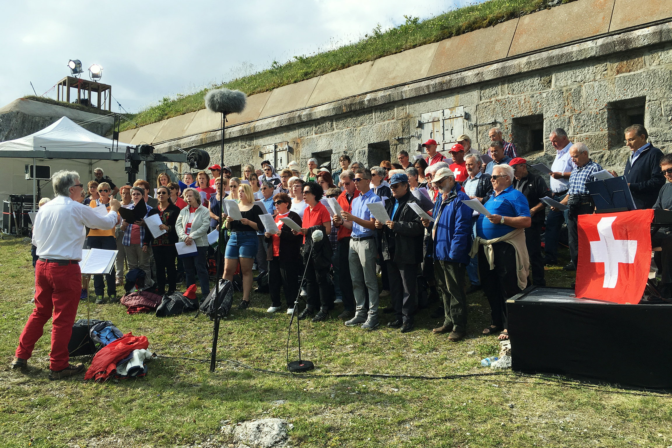 Gottesdienst Römisch-katholischer Gottesdienst zum 1. August vom Gotthardpass Gottesdienst