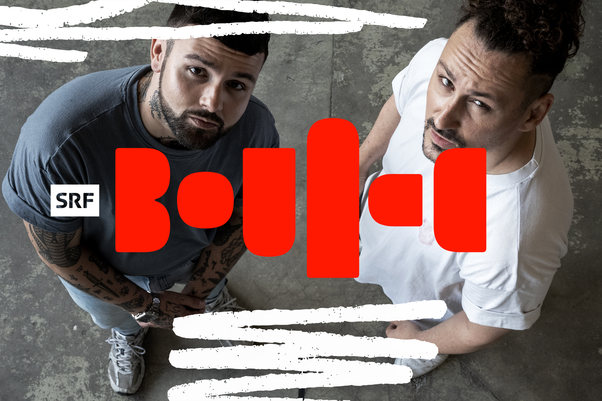 Bounce Keyvisual Livio Carlin und Pablo Vögtli 2022 Copyright: SRF/Oscar Alessio