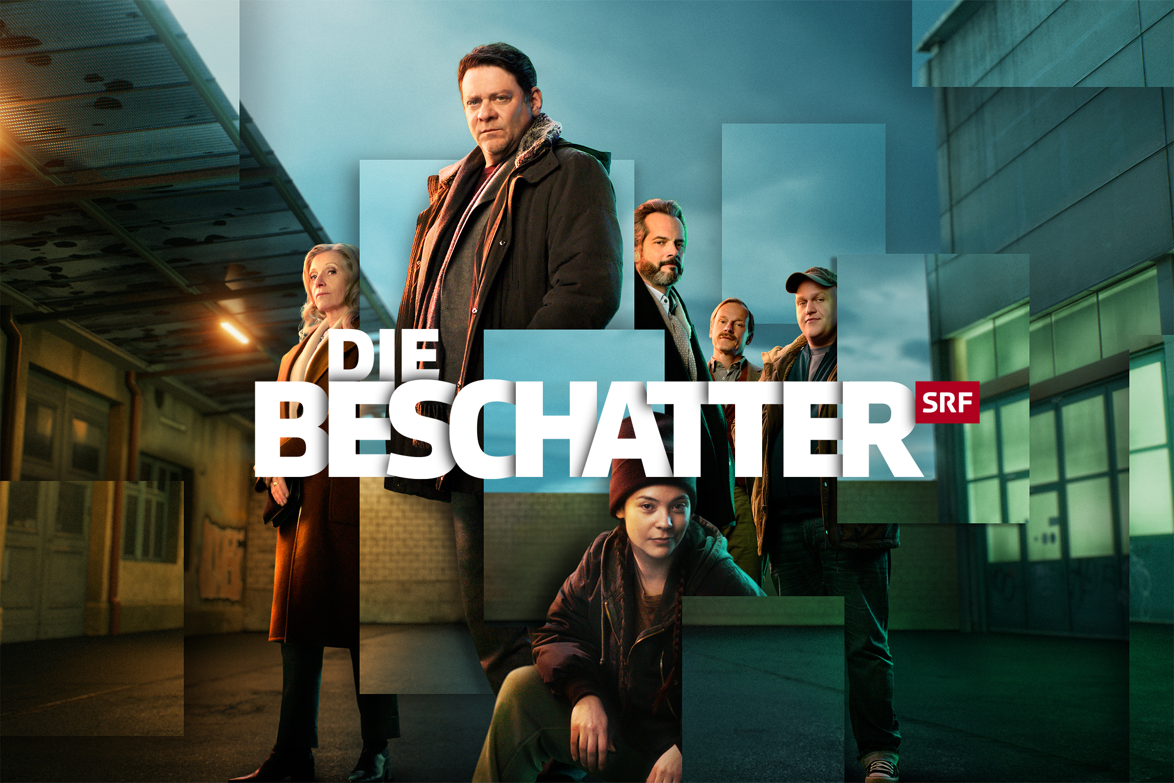 Die Beschatter Staffel 1Keyvisual2022Copyright: SRFRegie: Michael SteinerProduktion: Turnus Film AGKamera: Pascal WalderCreated by Simone Schmid, Francesco Rizzi