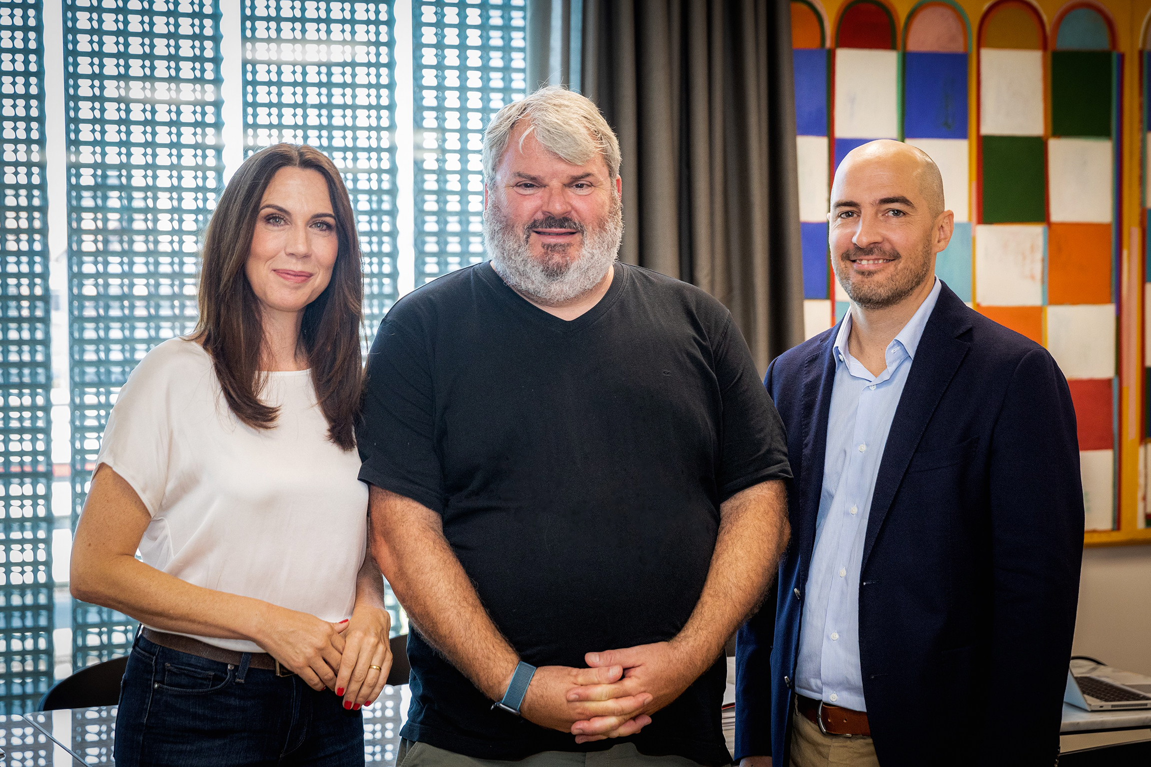 Medienfrühstück Kultur Susanne Wille, Mike Müller und Baptiste Planche