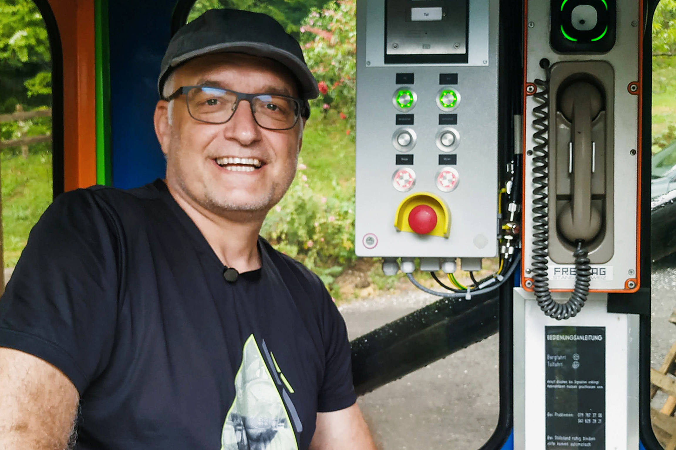 Marcel Hähni unterwegs im Seilbahnland Schweiz