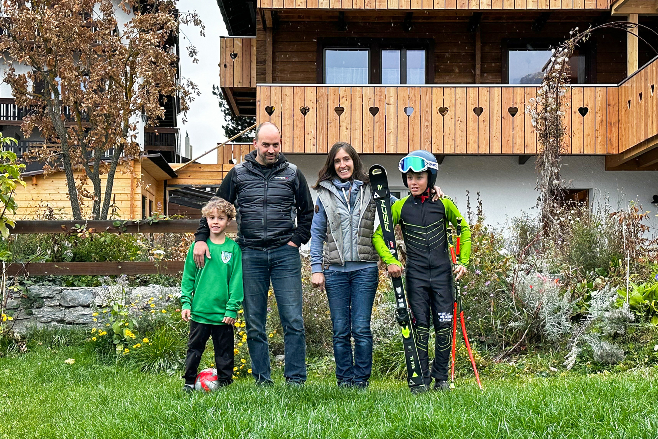 SRF bi de Lüt – FamiliensacheFamilie Andenmatten: Nevio, Olivier, Sandra und Noah2023Copyright: SRF