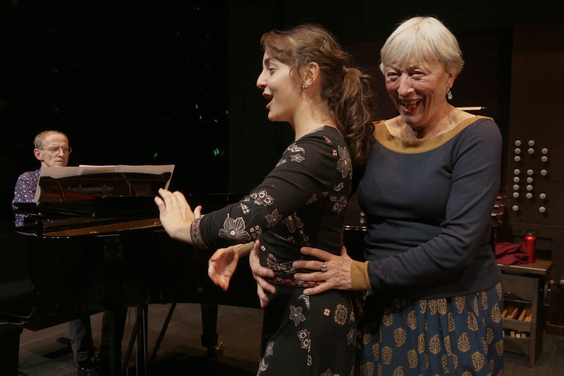 Sternstunde Musik Margreet Honig – Der freie Ton Margreet Honig (r.)Copyright: SRF/Fontana Film GmbH