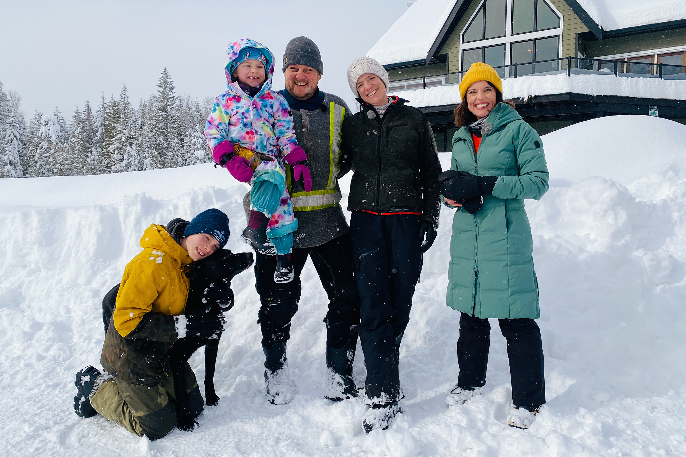 Auf und davon Schweizer Auswanderer – Wiedersehen in KanadaFolge 4Mona Vetsch besucht Familie Volk in Kanada.2023Copyright: SRF