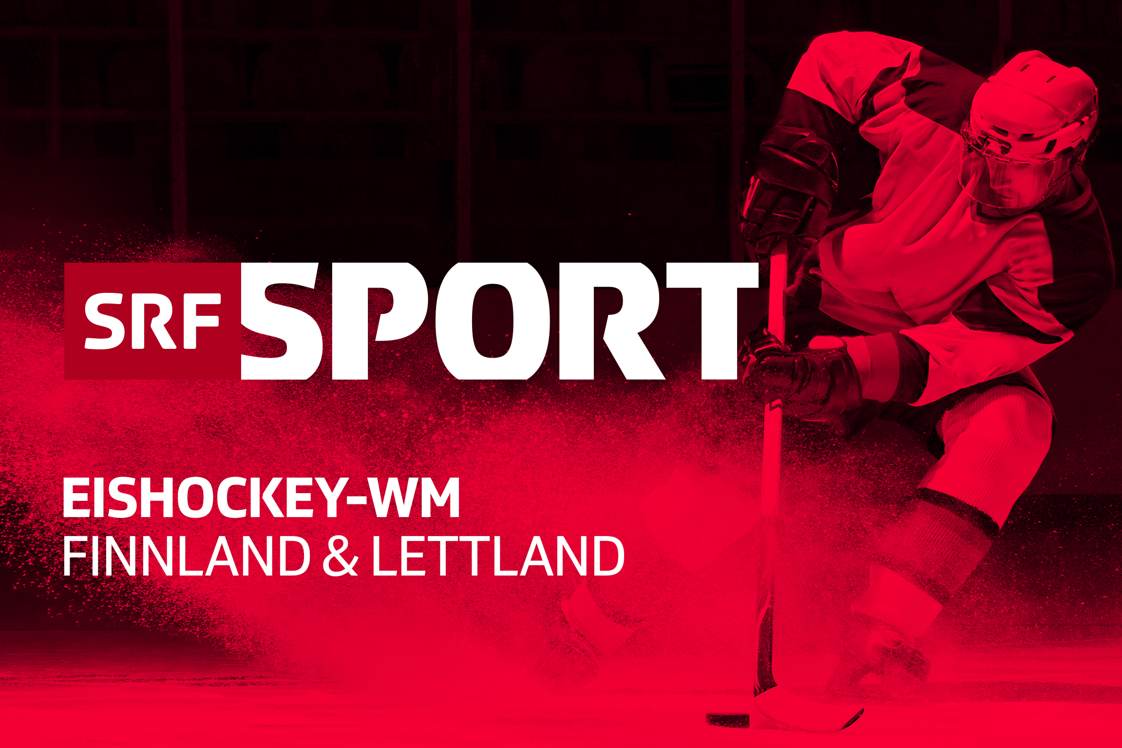 Eishockey-WMFinnland und LettlandKeyvisual2023Copyright: SRF