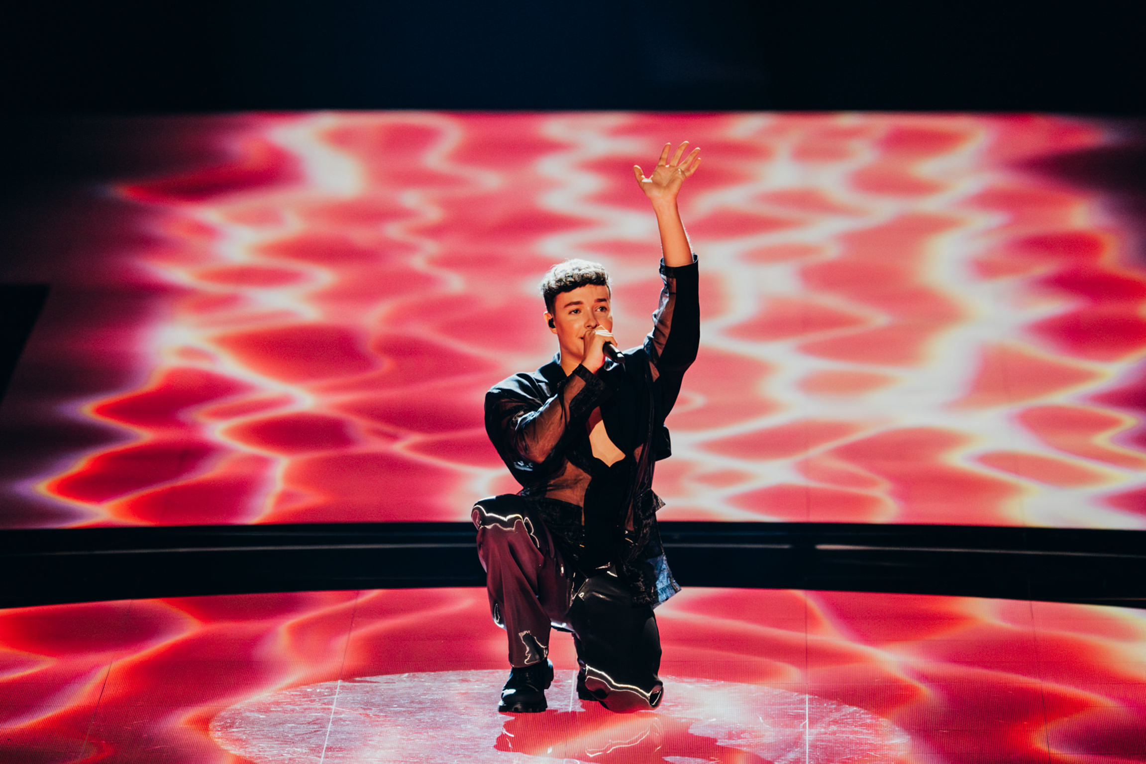 Eurovision Song Contest 2023Remo Forrer Auftritt 1.Halbfinale 9.5.2023Copyright: SRF/EBU/Sarah Louise Bennett