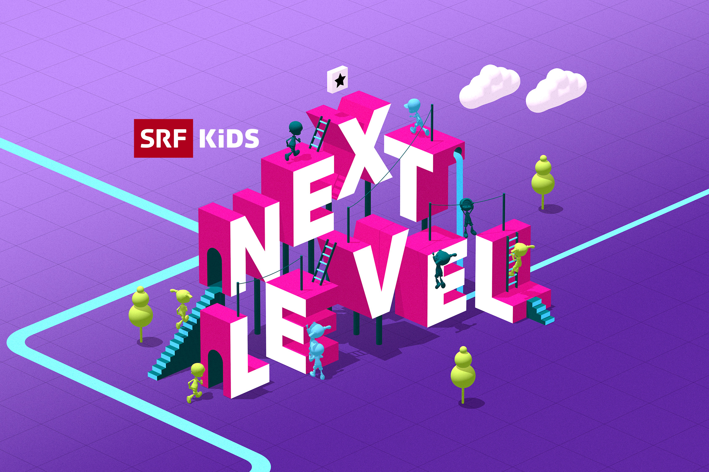 SRF Kids – Next LevelKeyvisual2023Copyright: SRF