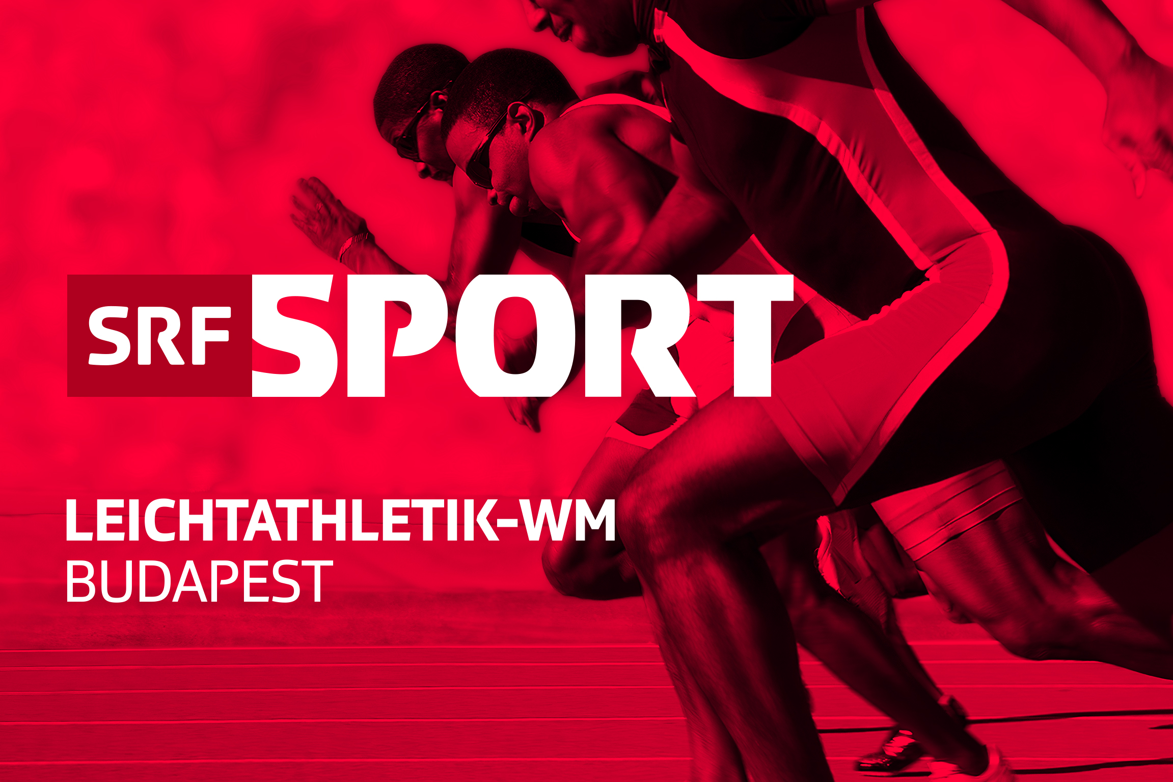 Leichtathletik – Weltmeisterschaften aus Budapest/HUNKeyvisual2023Copyright: SRF